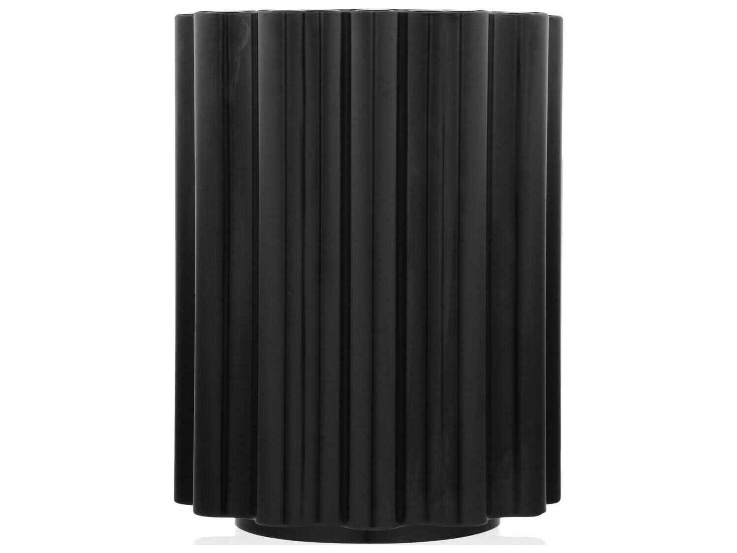 Kartell Colonna Black Accent Stool