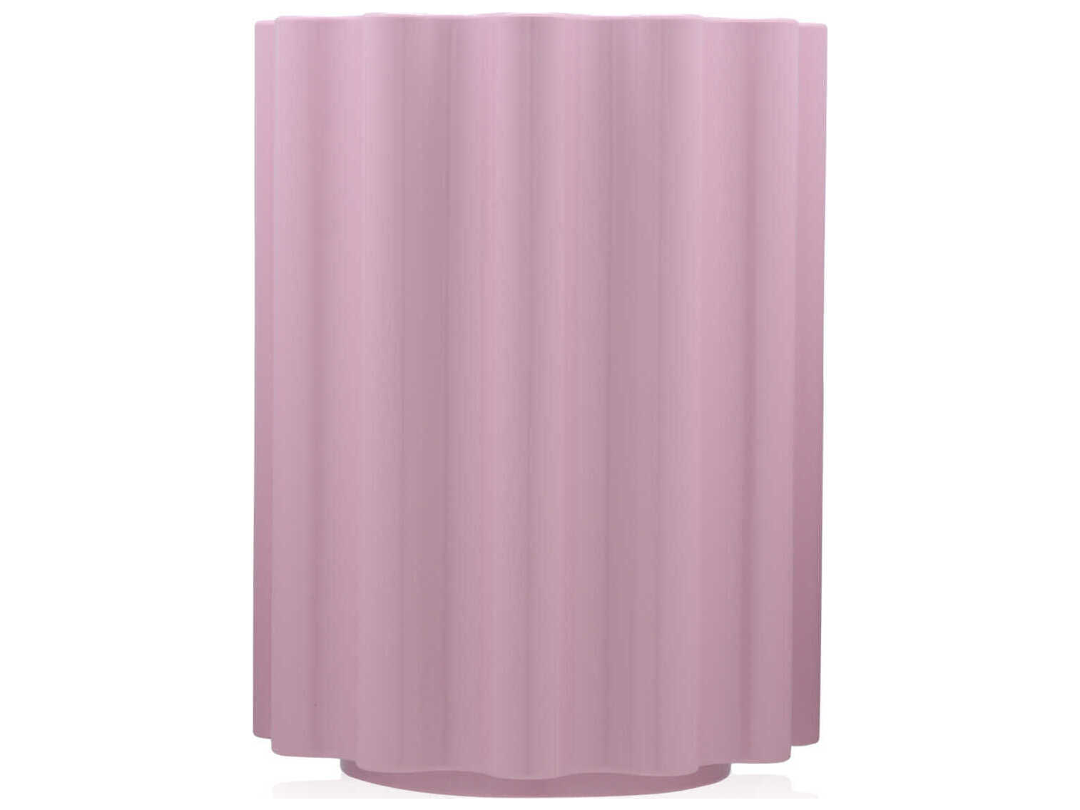 Kartell Colonna Pink Accent Stool