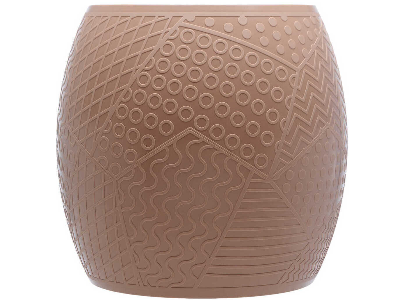 Kartell Roy Powder Pink Accent Stool