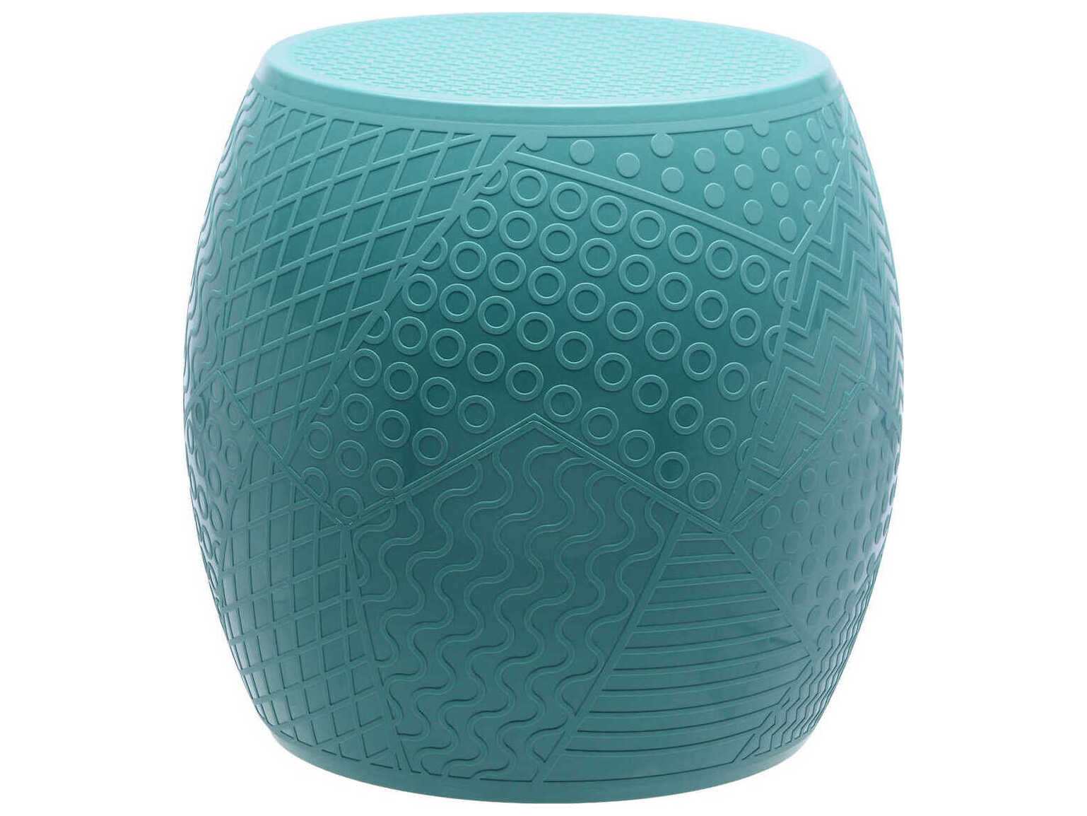 Kartell Roy Petroleum Blue Accent Stool