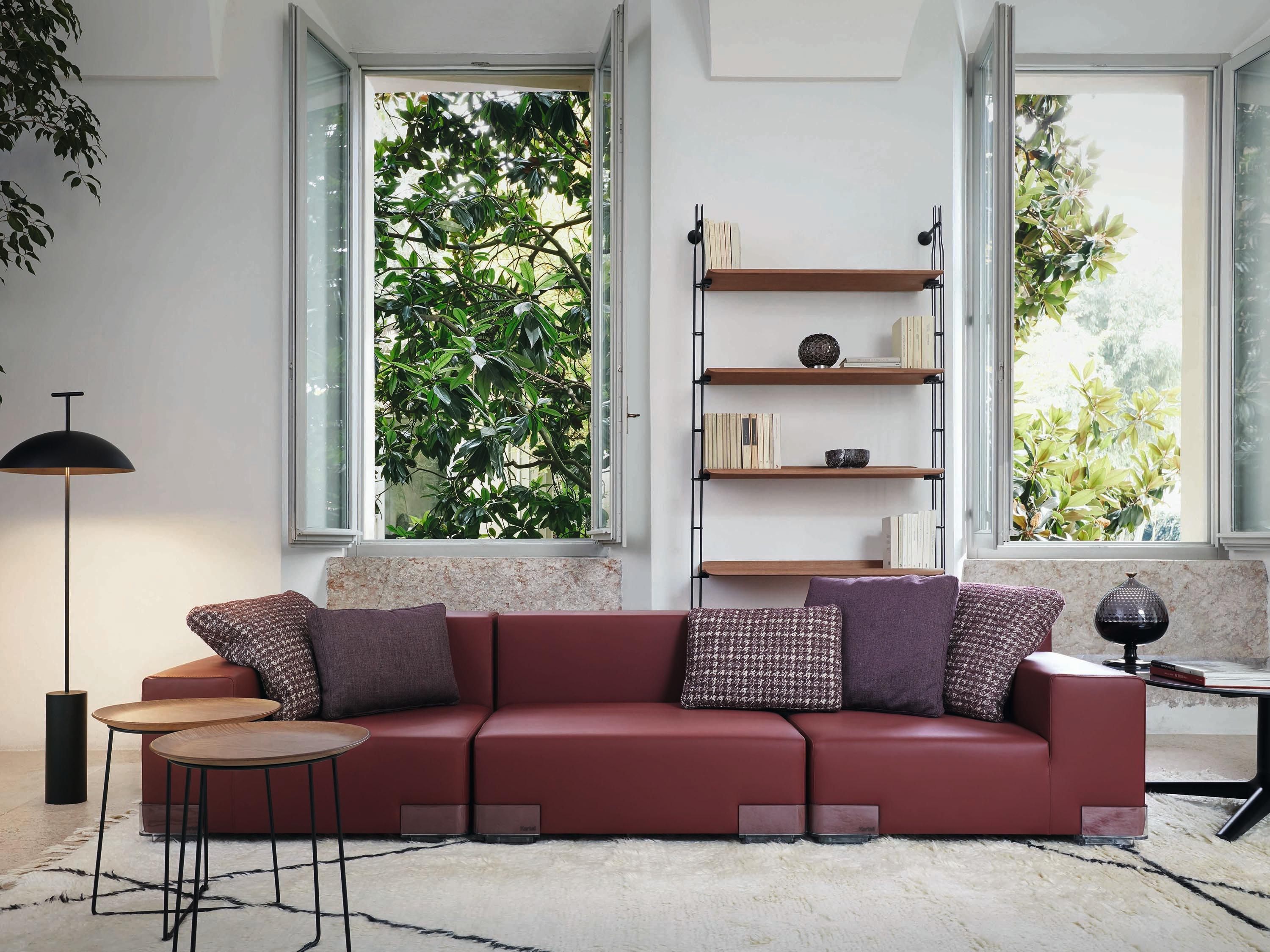 Kartell Adam Wood Dark Black Bookcase