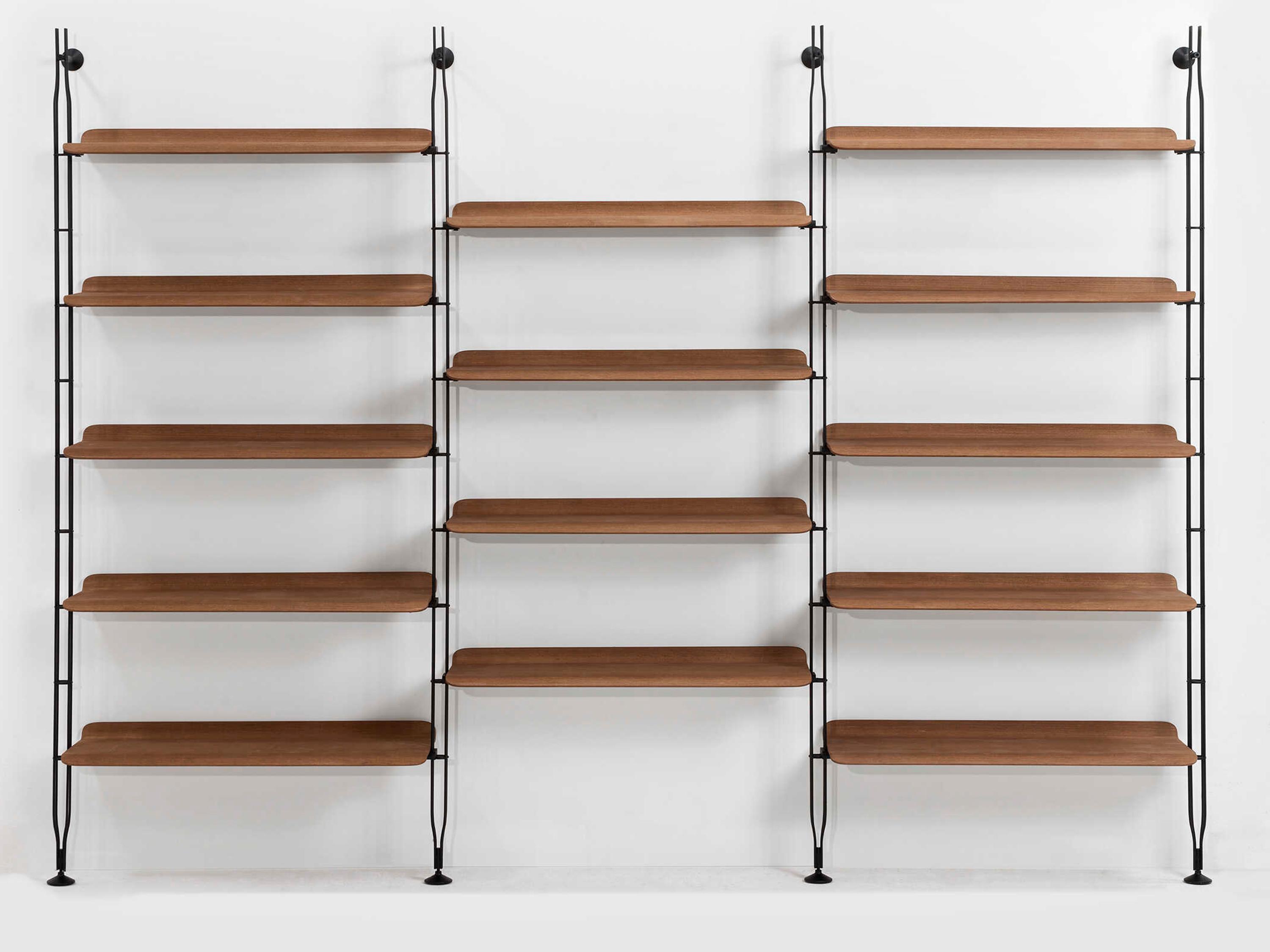 Kartell Adam Wood Dark Black Bookcase