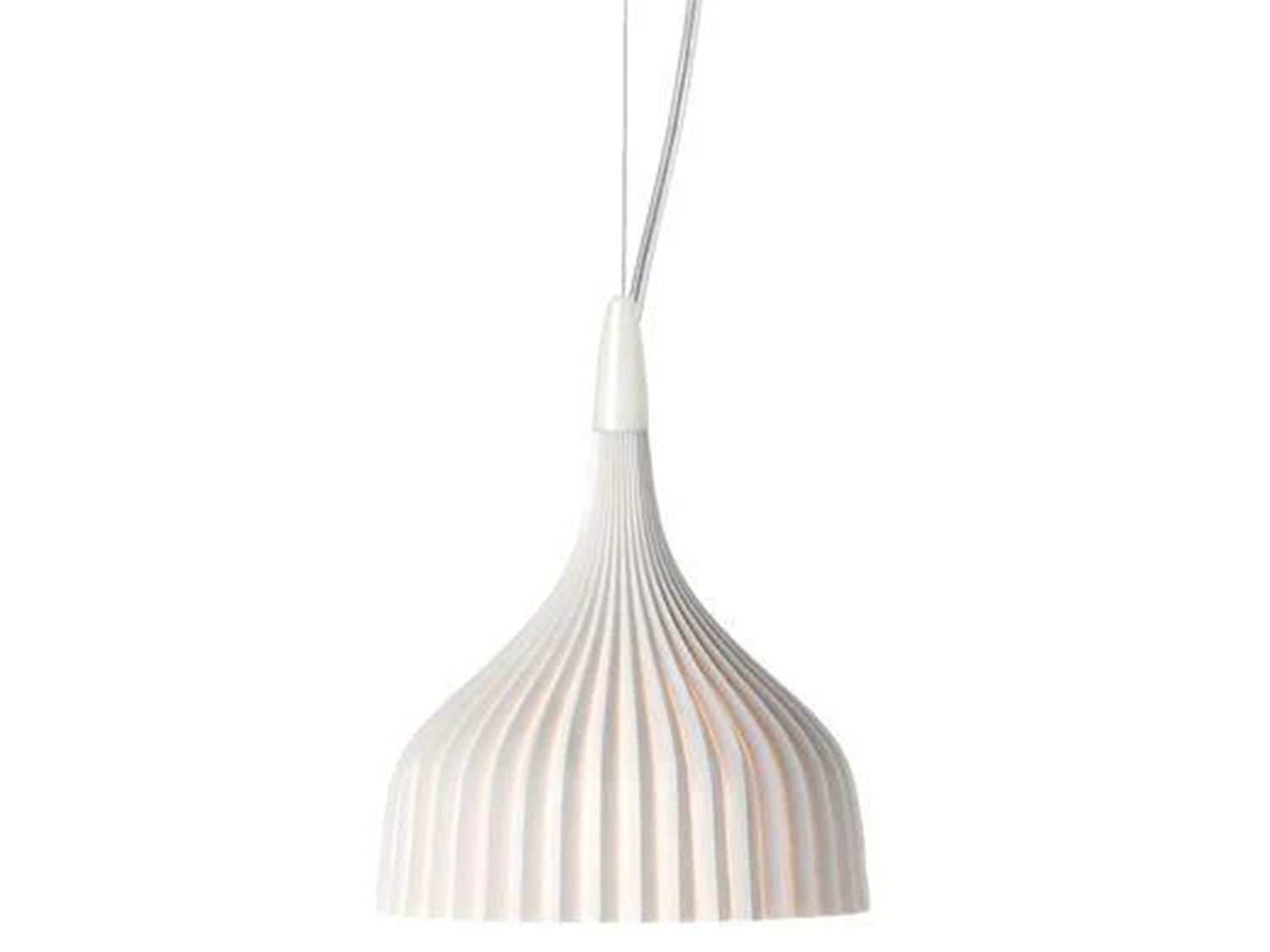 Kartell E Lamp White LED Bell Mini Pendant