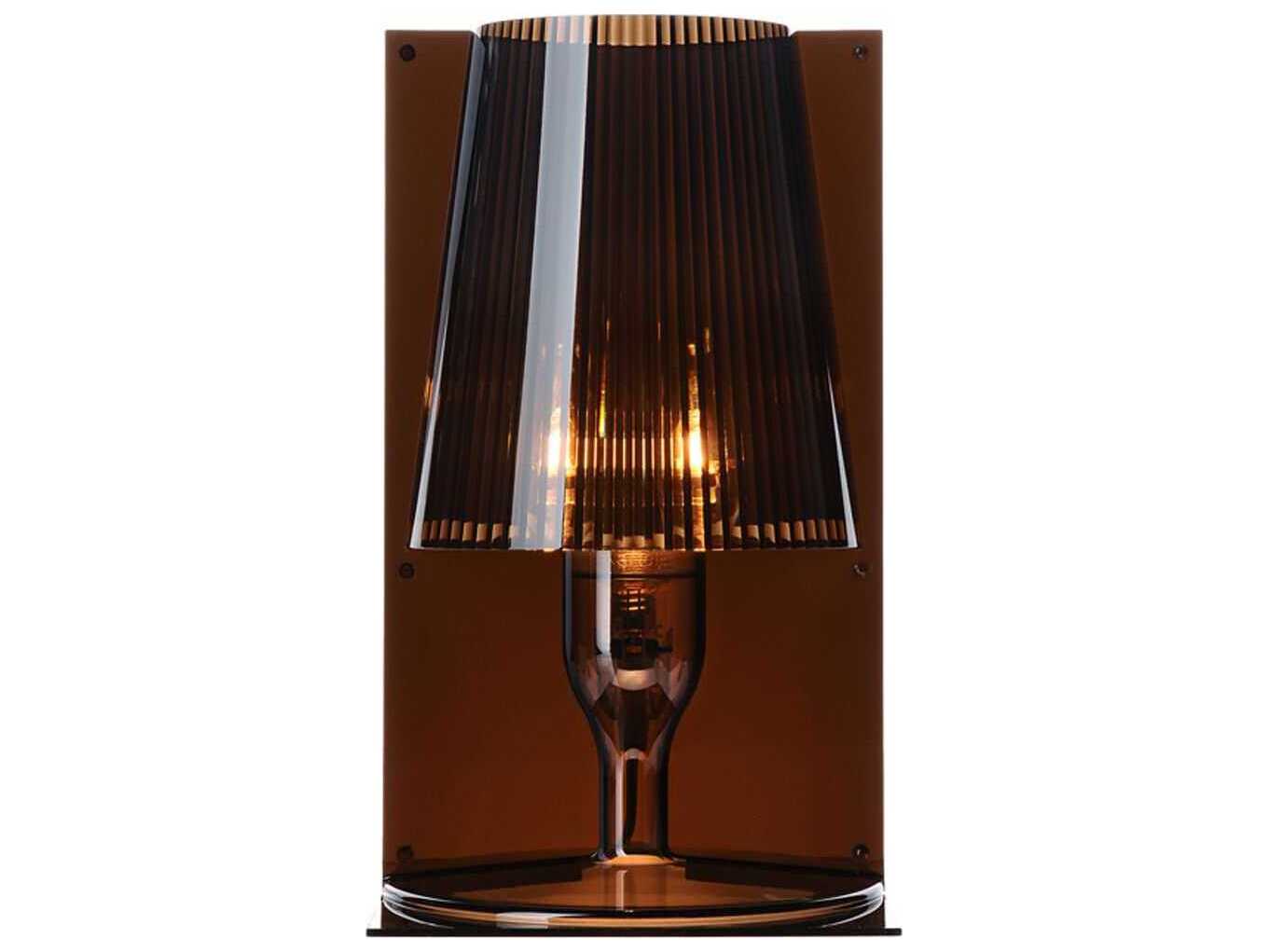 Kartell Take Smoke Gray LED Table Lamp