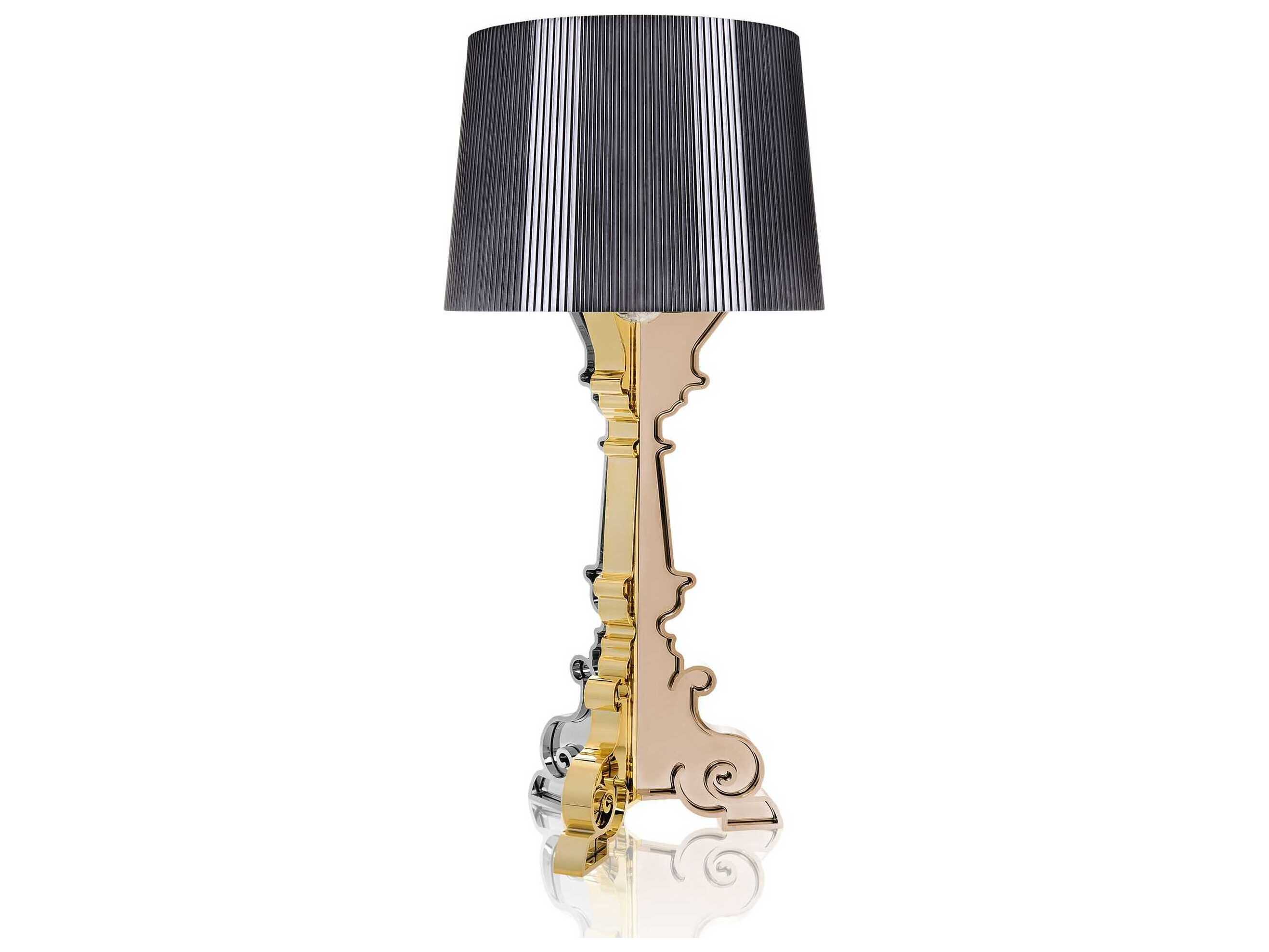Kartell Bourgie Multied Titanium Black LED Buffet Lamp