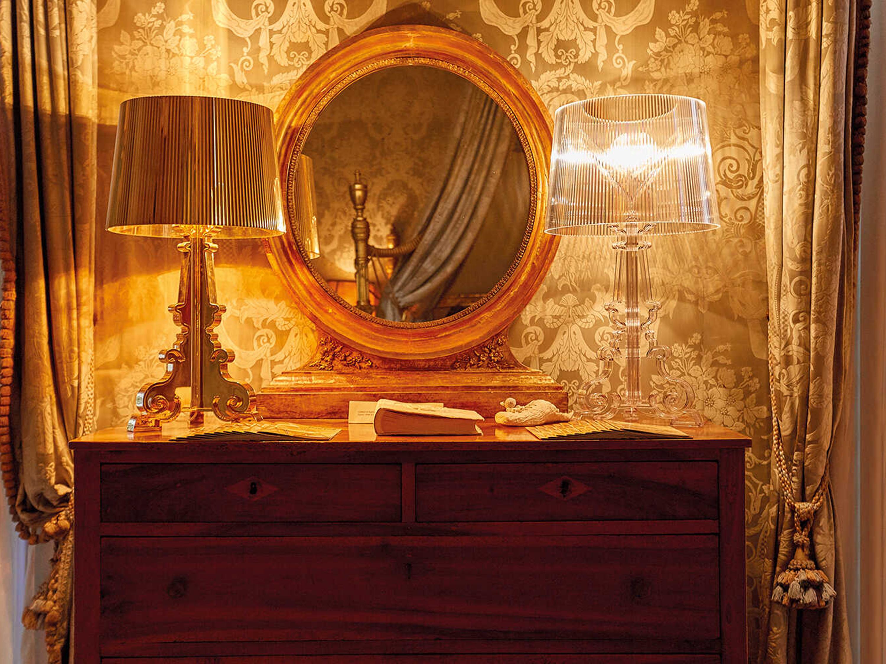 Kartell Bourgie Gold LED Buffet Lamp