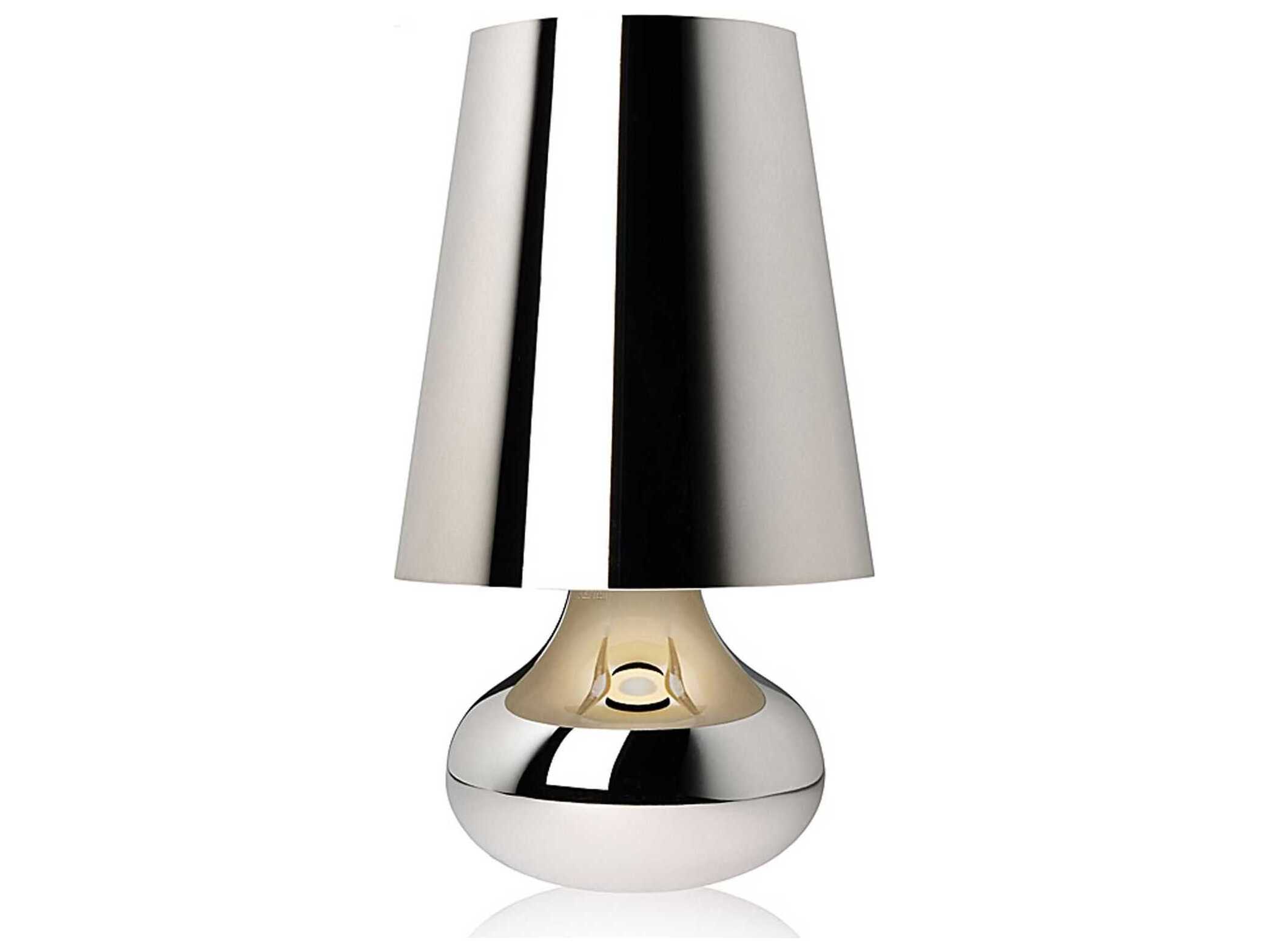 Kartell Cindy Platinum Silver LED Table Lamp