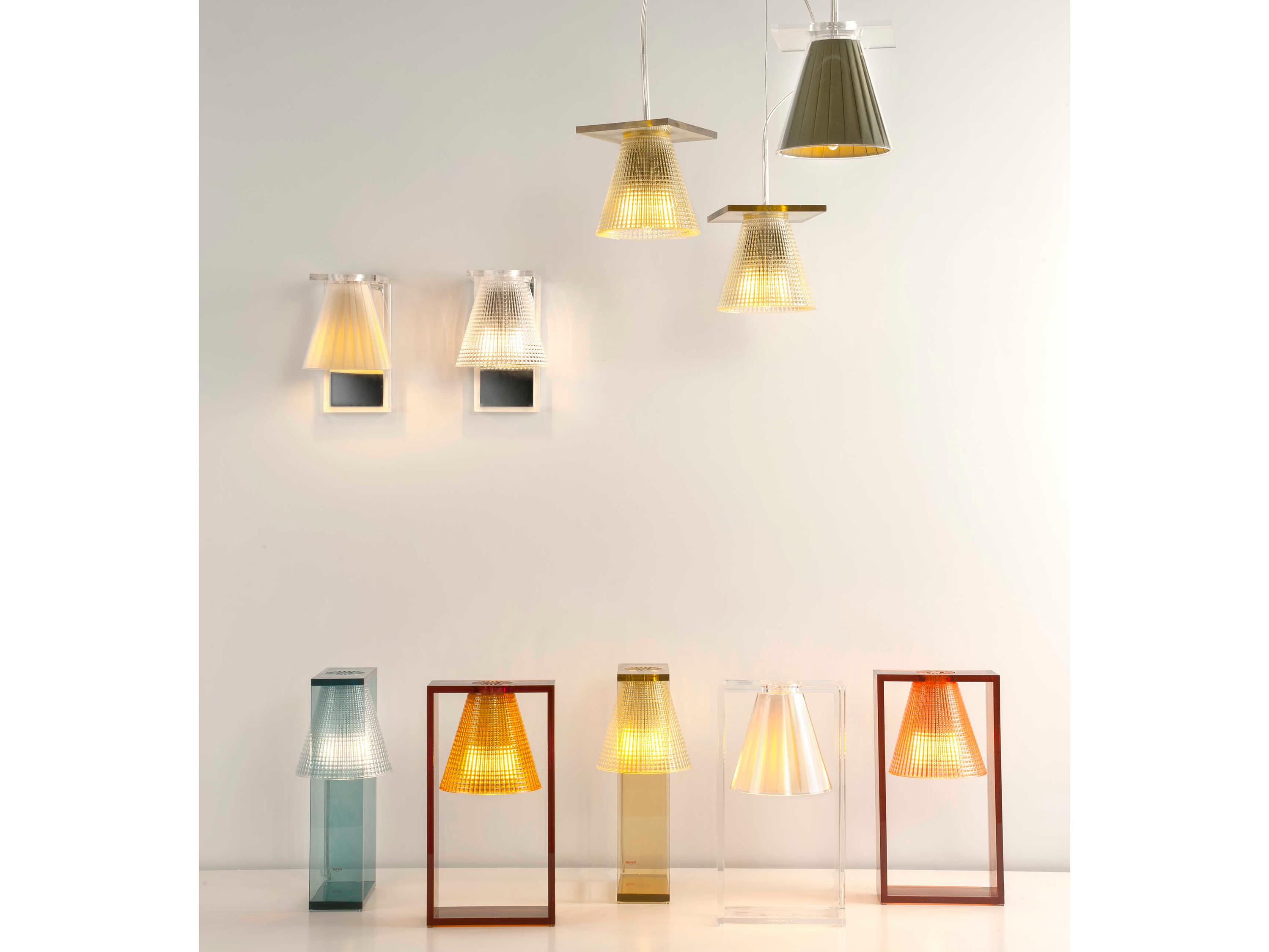 Kartell Light-air Beige Black LED Table Lamp