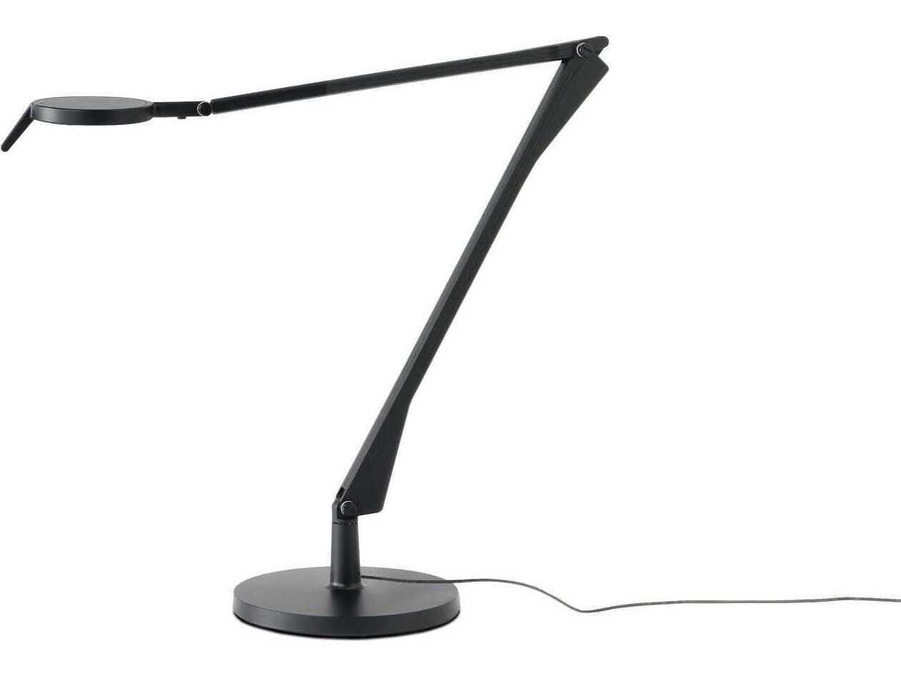 Kartell Aledin Tec Matte Black LED Desk Lamp