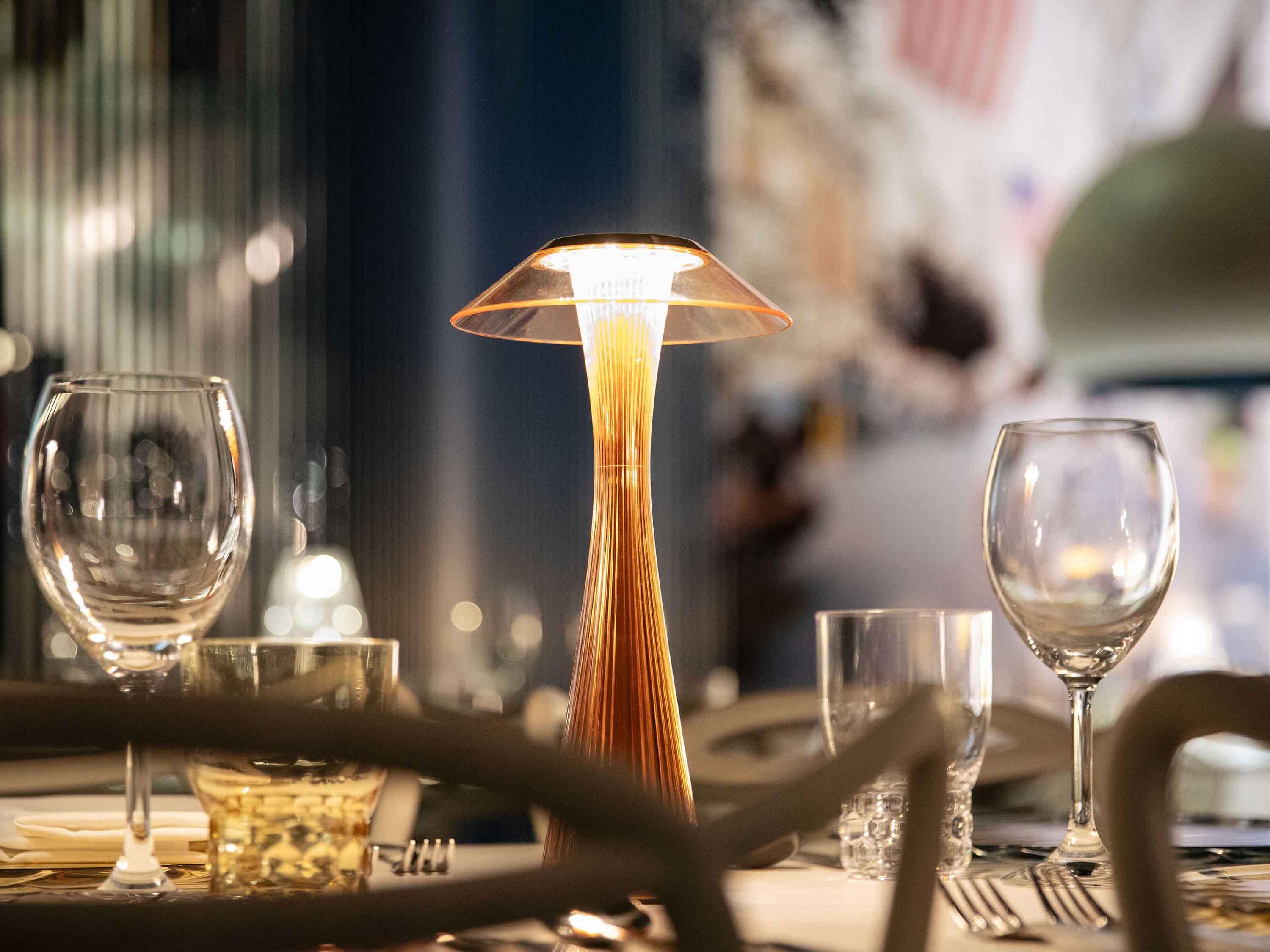 Kartell Space Copper LED Buffet Lamp