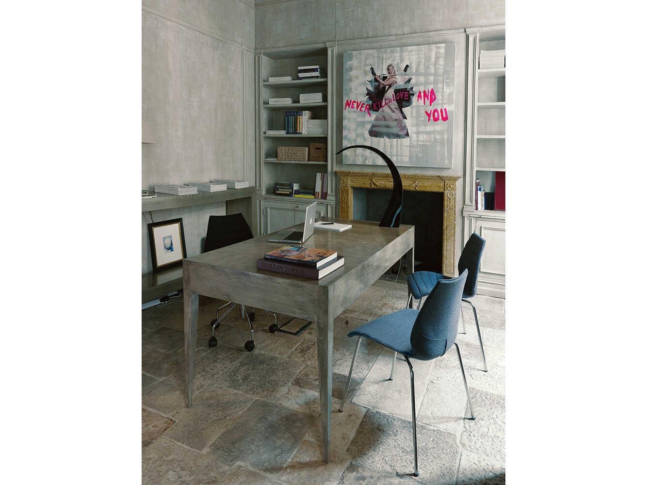 Kartell Taj Black Crystal LED Table Lamp