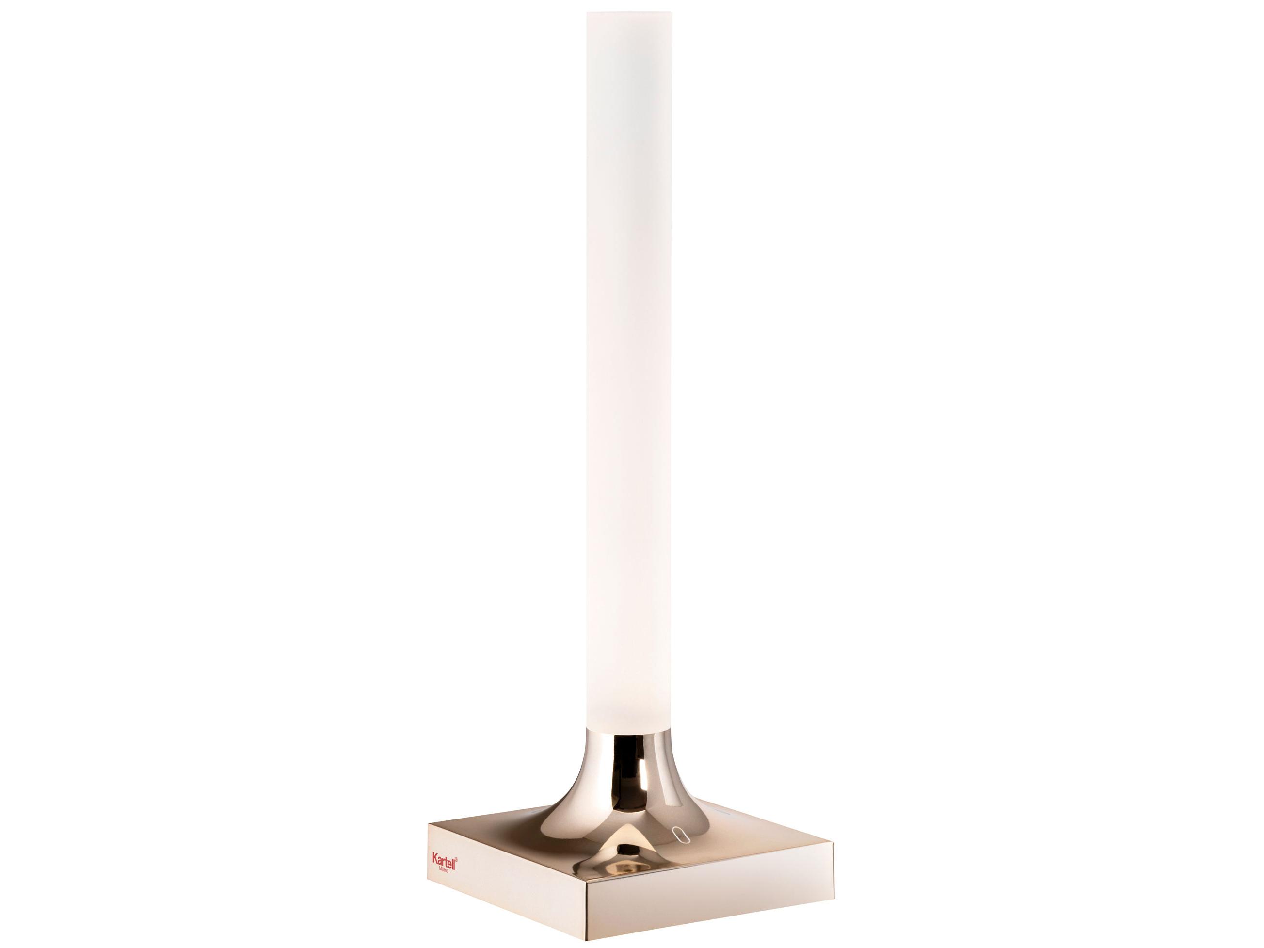 Kartell Goodnight 3. Battery Powered Dimmable Lamp in Polished Copper