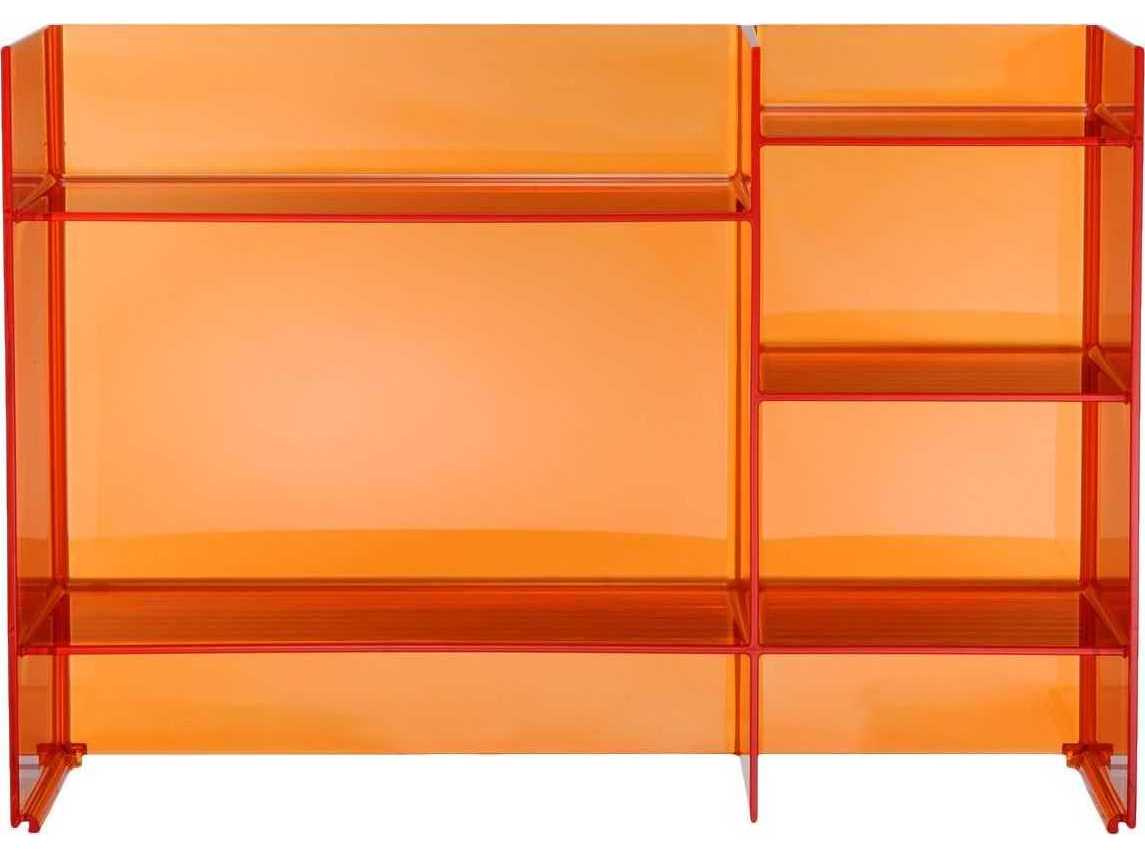 Kartell Sound-rack Tangerine Orange Bookcase
