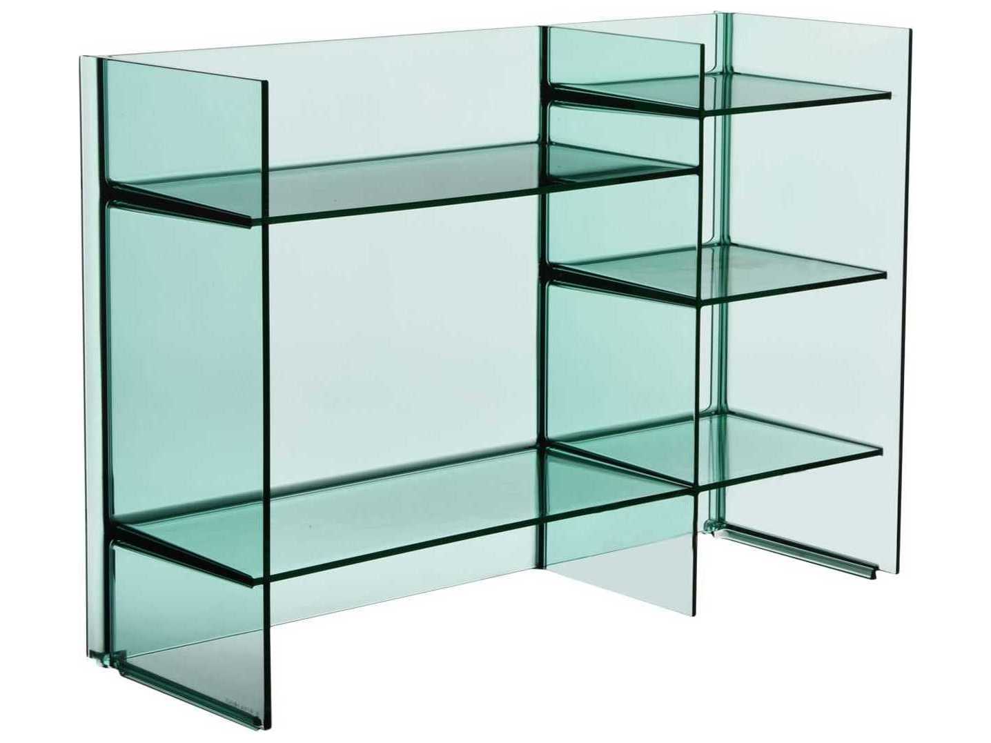 Kartell Sound-rack Aquamarine Green Bookcase