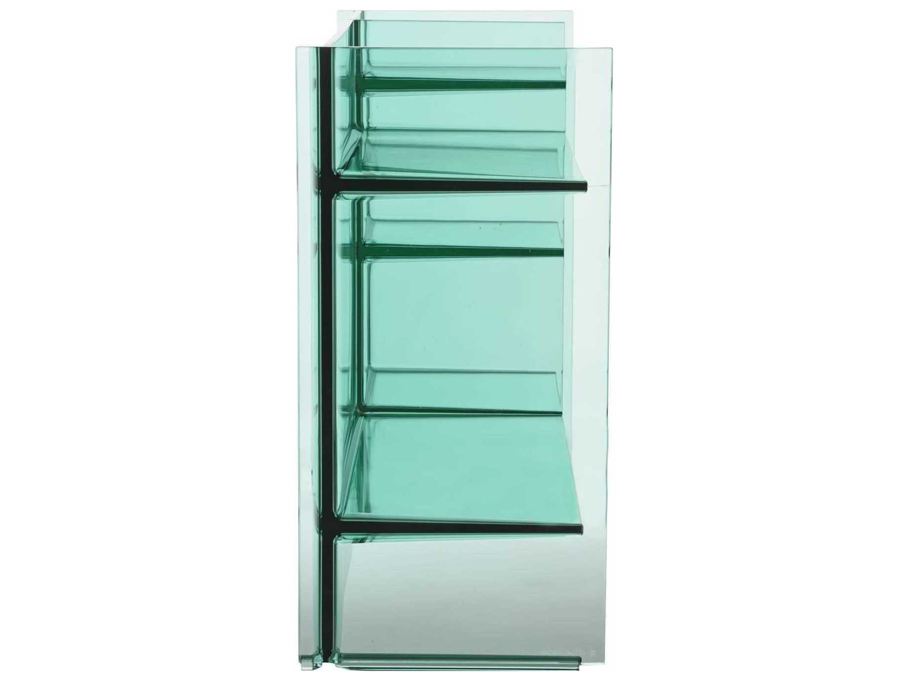 Kartell Sound-rack Aquamarine Green Bookcase
