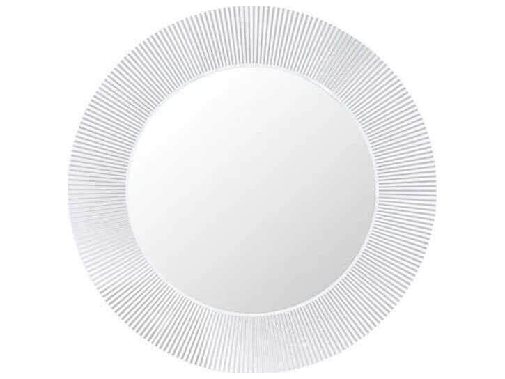 Kartell All Saints Round Mirror in Crystal