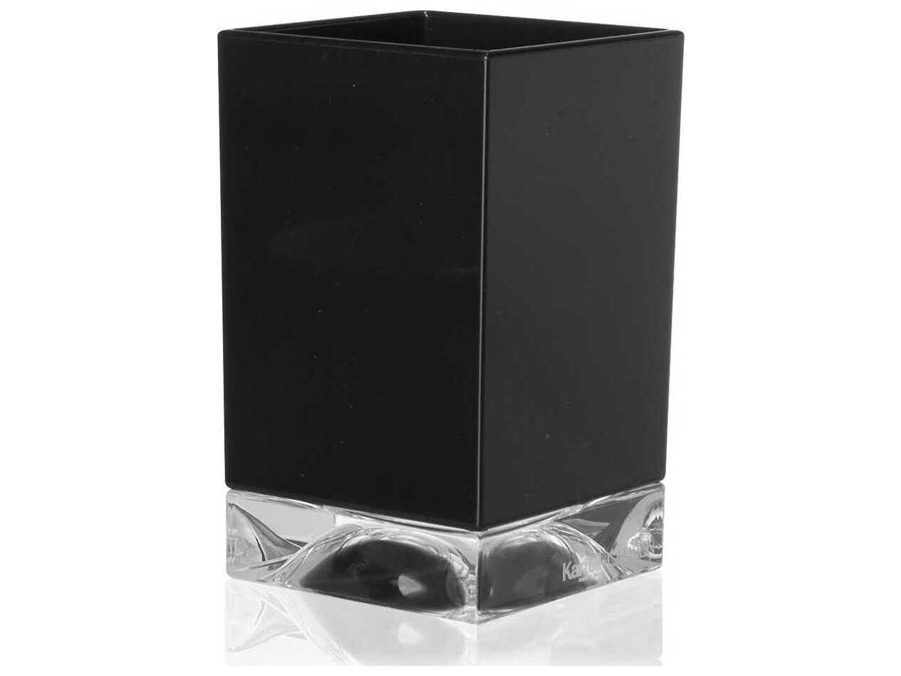 Kartell Boxy Black Toothbrush Holder