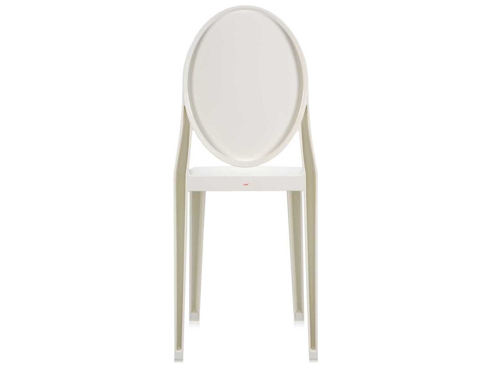 Kartell Victoria Ghost White Side Dining Chair  (Sold in 2)
