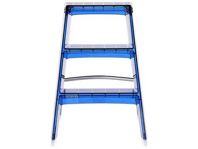 Kartell Upper 18.13" Step Stool in Cobalt