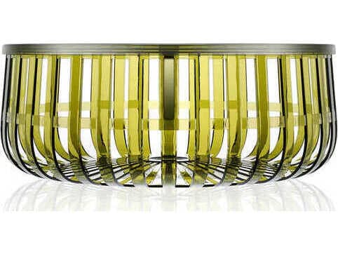 Kartell Panier 24" Storage Coffee Table in Green