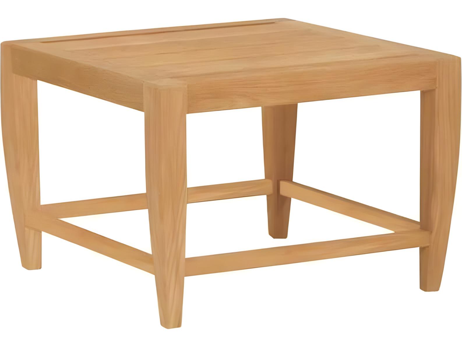 Kingsley Bate Amalfi Teak 21.5" Wide Square End Table