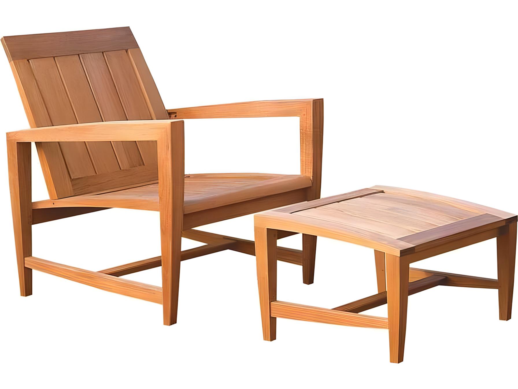 Kingsley Bate Amalfi Teak Lounge Chair