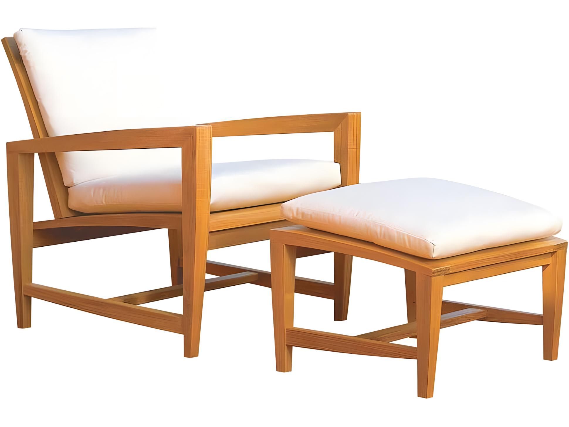 Kingsley Bate Amalfi Teak Lounge Chair