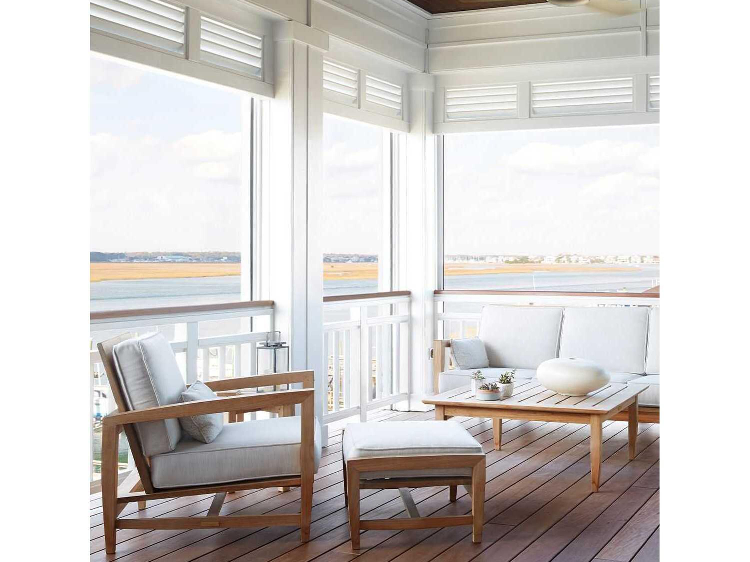 Kingsley Bate Amalfi Teak Cushion Lounge Chair