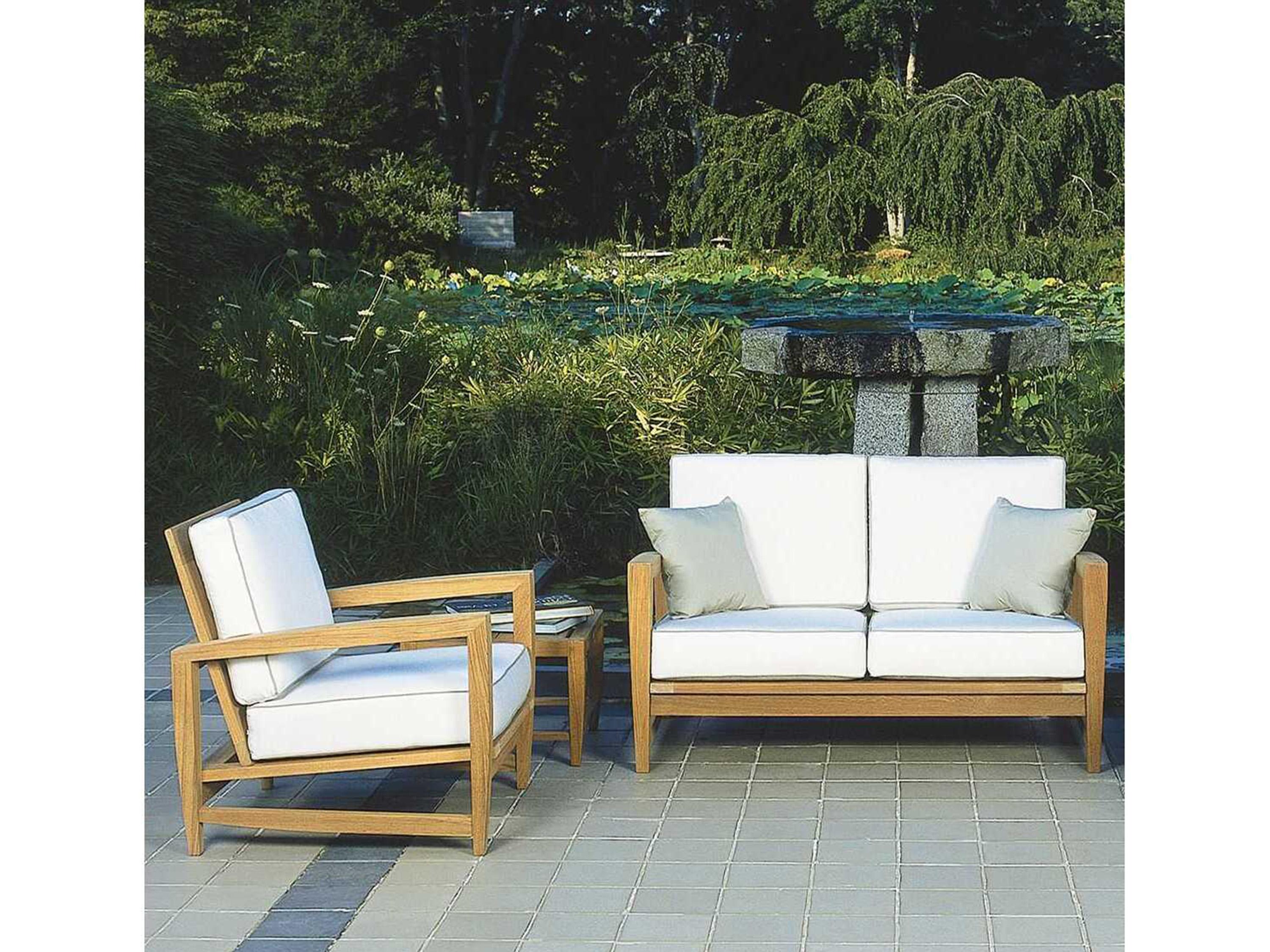 Kingsley Bate Special Order Amalfi Teak Cushion Lounge Chair