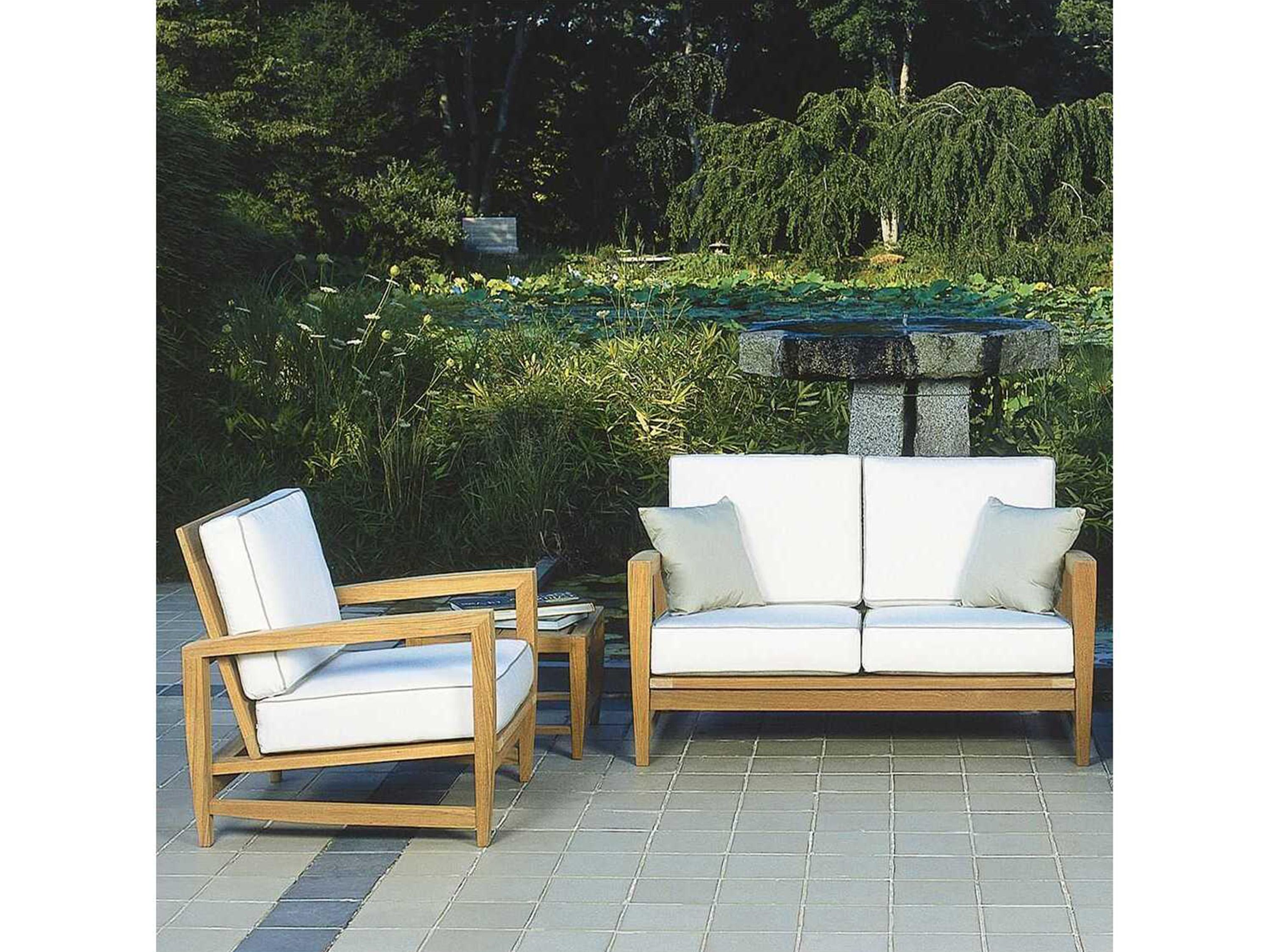 Kingsley Bate Special Order Amalfi Teak Cushion Loveseat