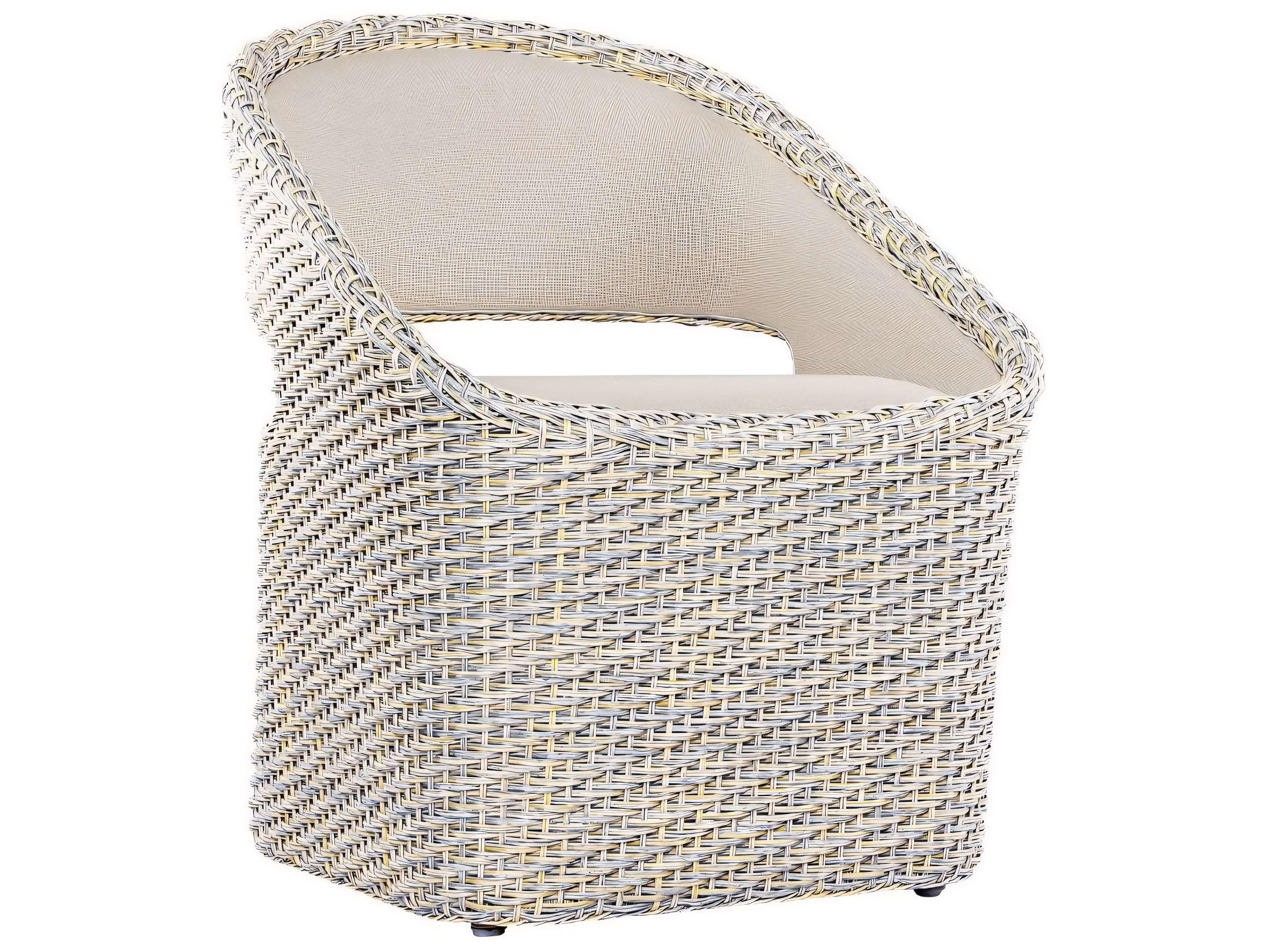 Kingsley Bate Biscayne Wicker Sling Armchair with Open Backrest