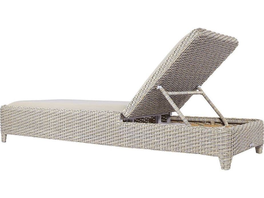 Kingsley Bate Biscayne Wicker Sling Adjustable Chaise Lounge