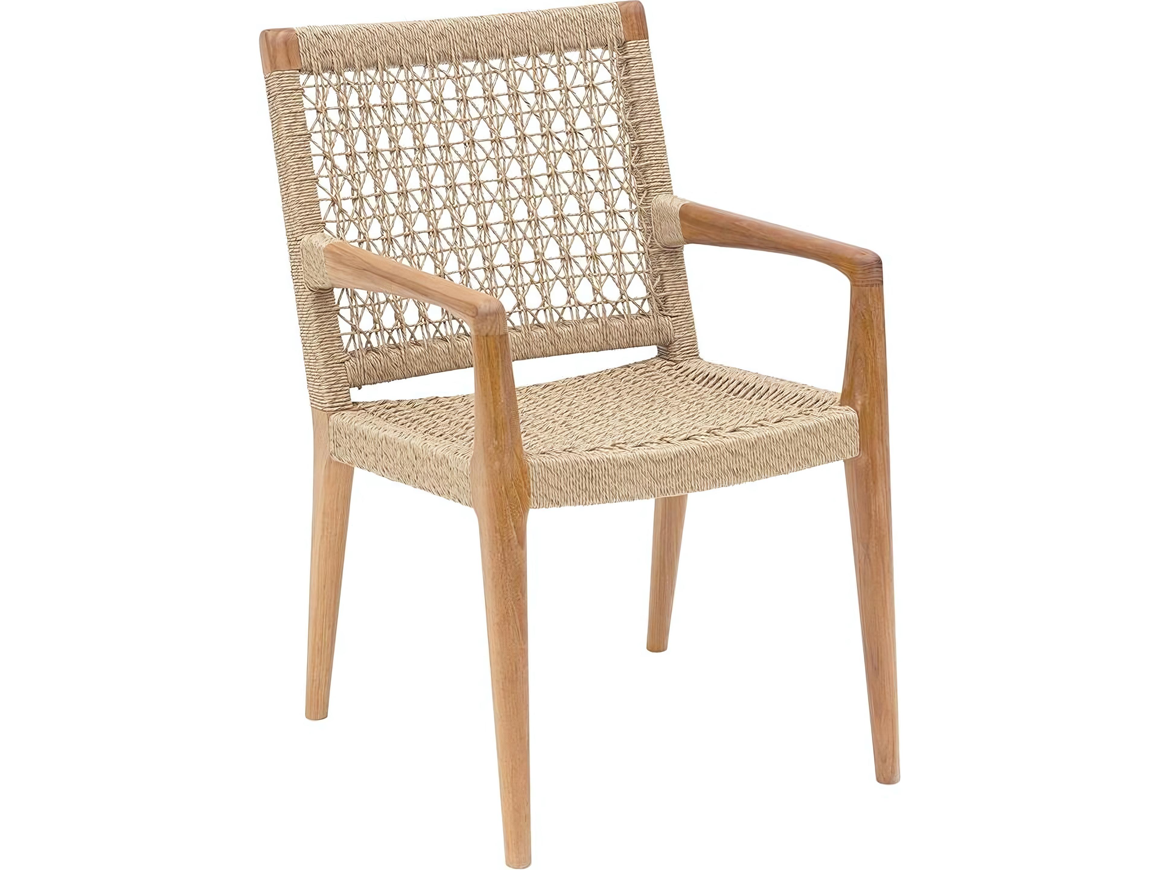 Kingsley Bate Barcelona Teak Cushion Dining Arm Chair