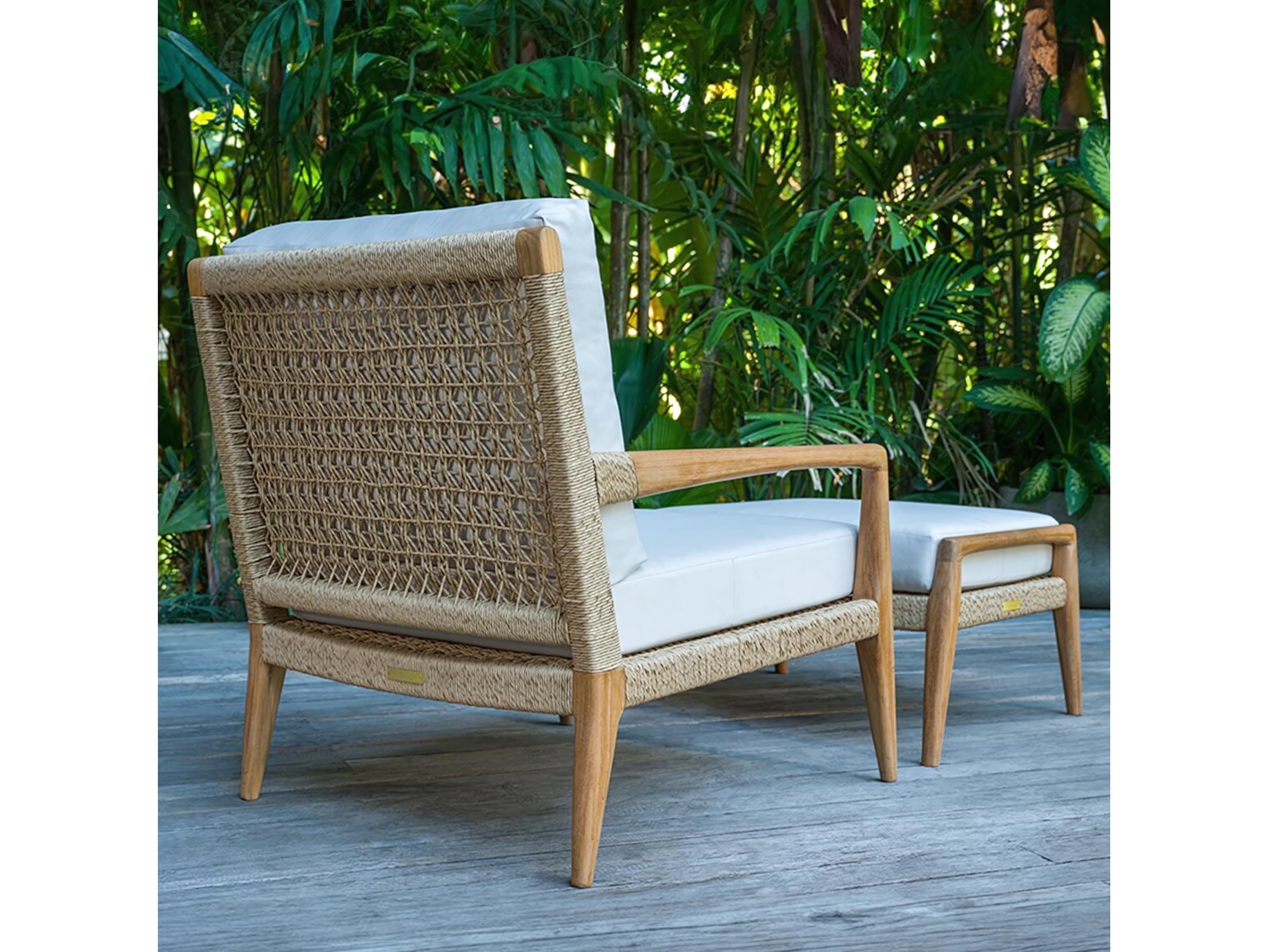 Kingsley Bate Barcelona Teak Cushion Lounge Chair