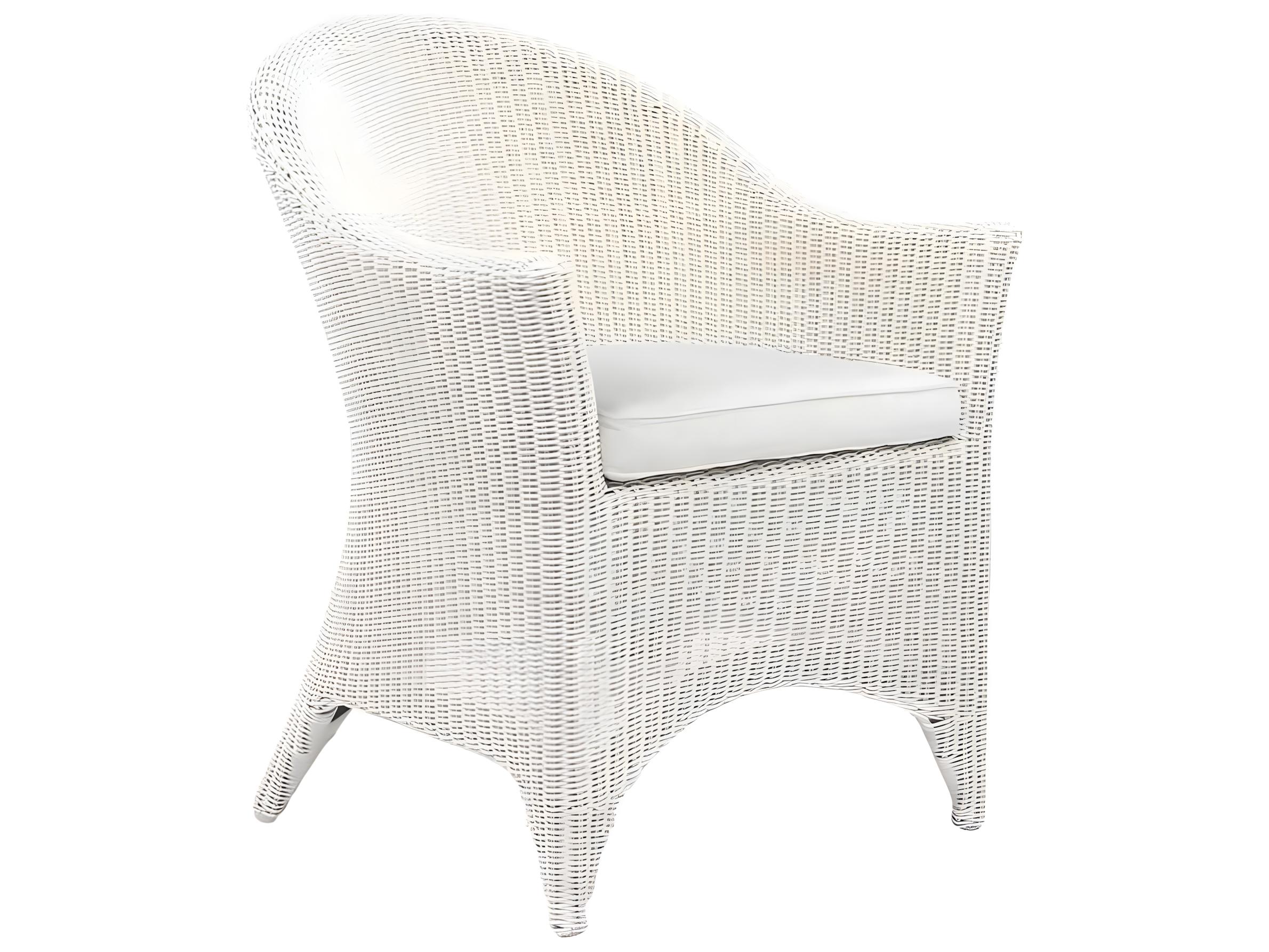 Kingsley Bate Special Order Cape Cod Wicker Cushion Dining Chair