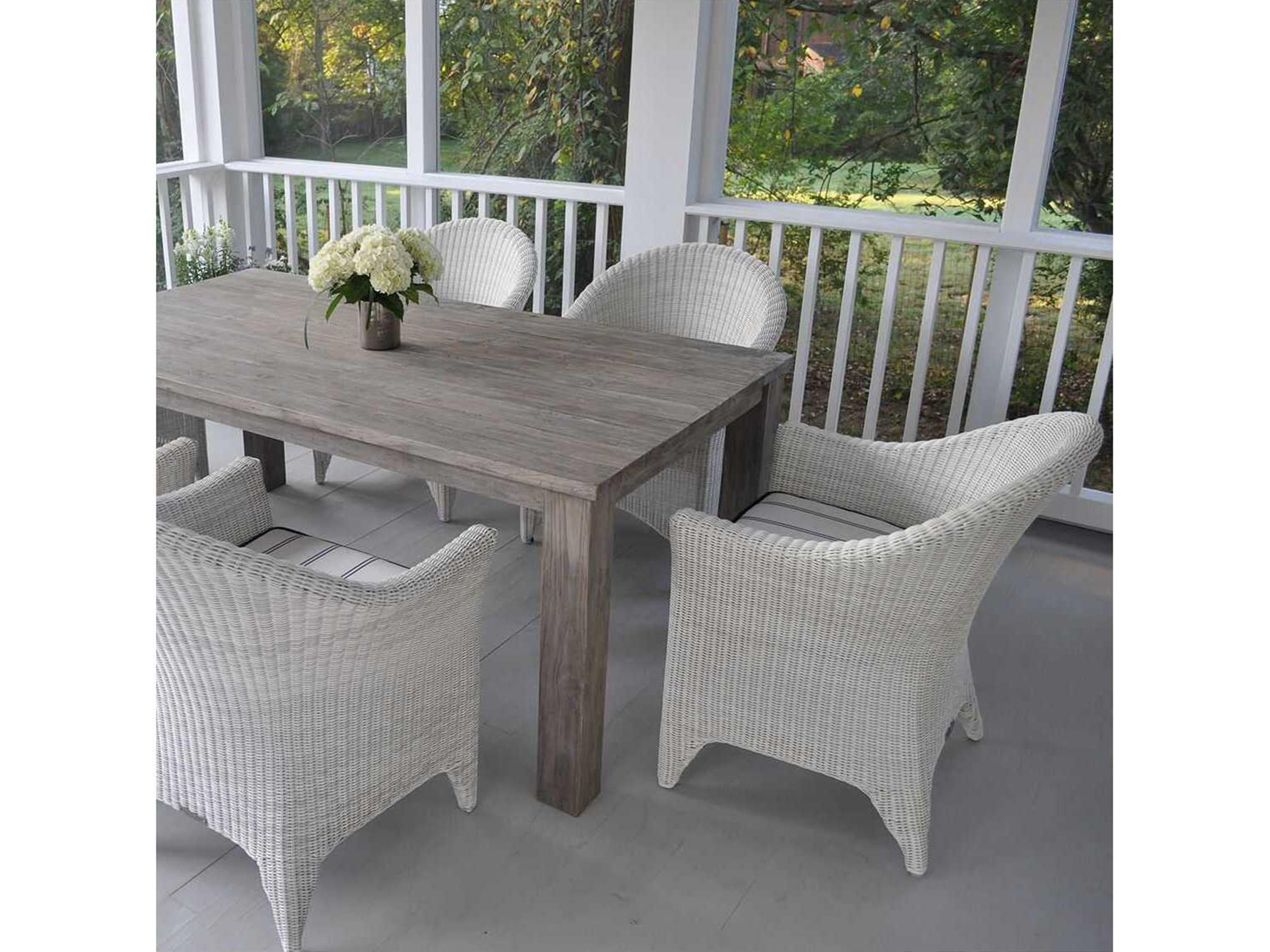 Kingsley Bate Special Order Cape Cod Wicker Cushion Dining Chair