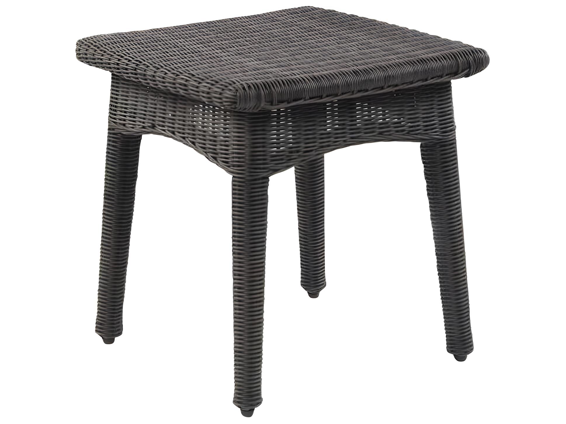 Kingsley Bate Special Order Culebra Wicker 18.5"W x 18"D Rectangular End Table