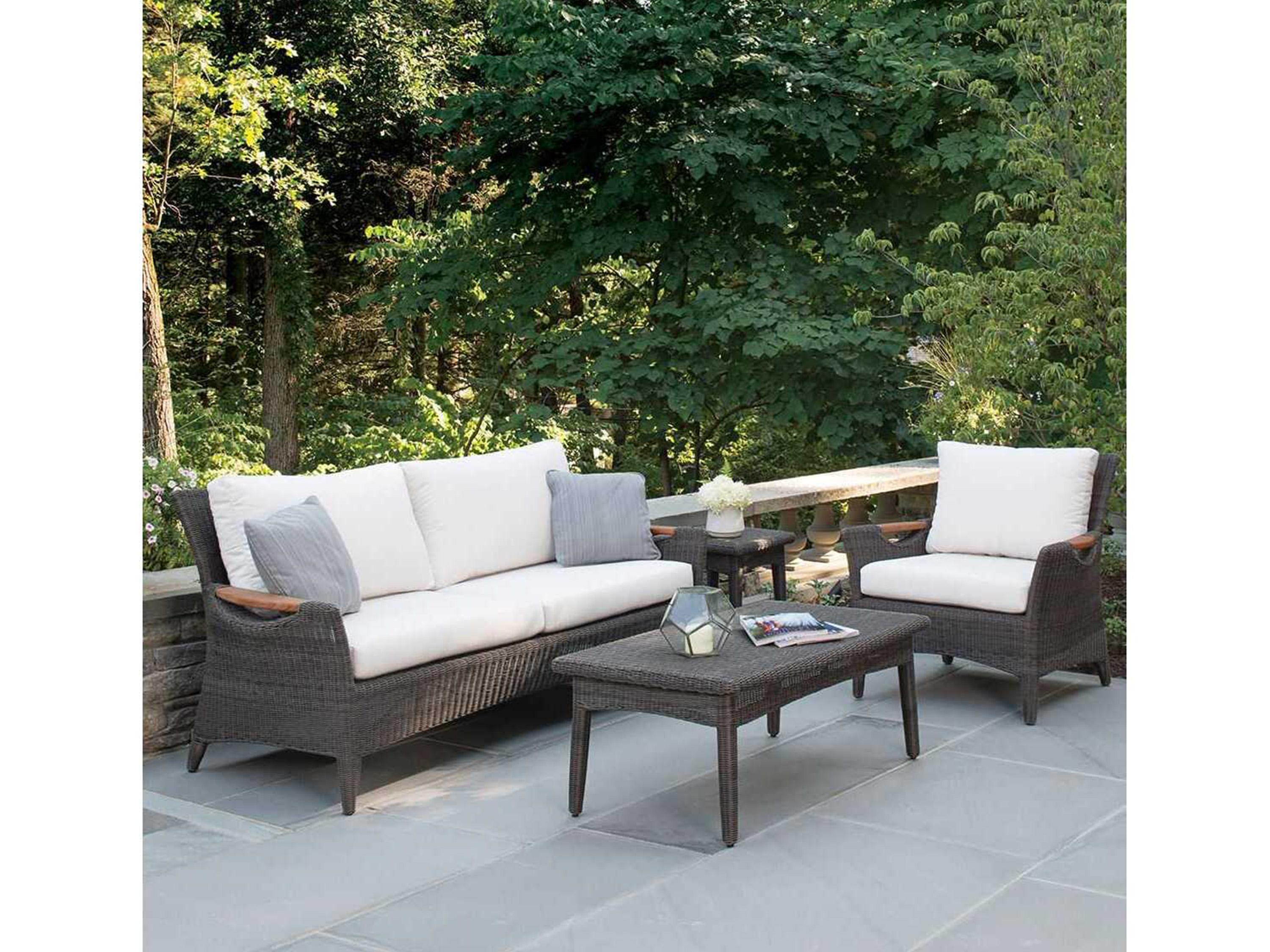 Kingsley Bate Special Order Culebra Wicker Cushion Lounge Chair