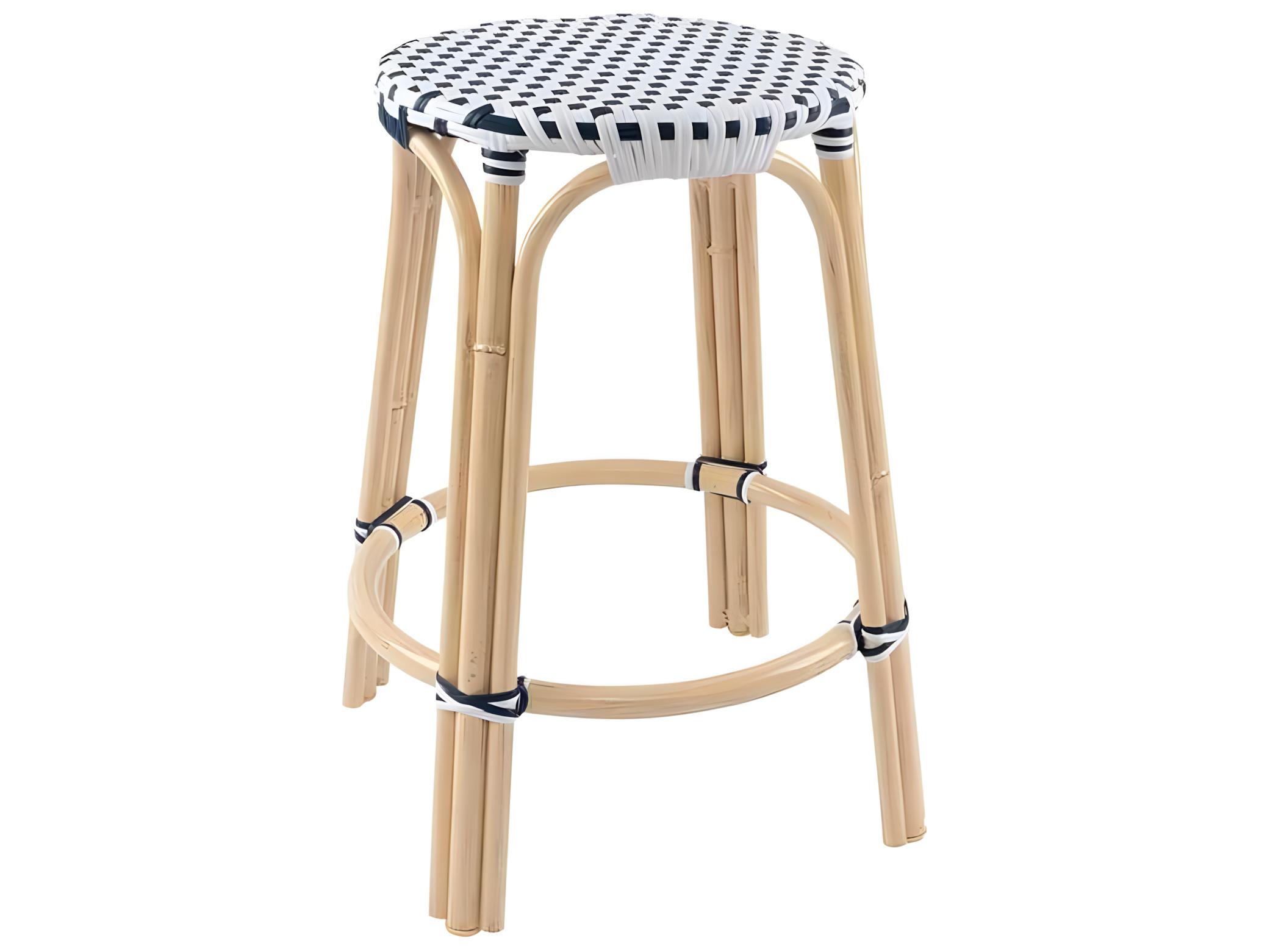 Kingsley Bate Special Order Café Wicker Counter Stool