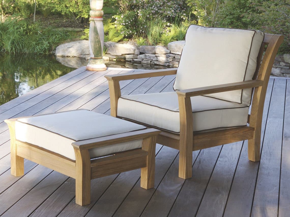Kingsley Bate Chelsea Teak Cushion Lounge Set