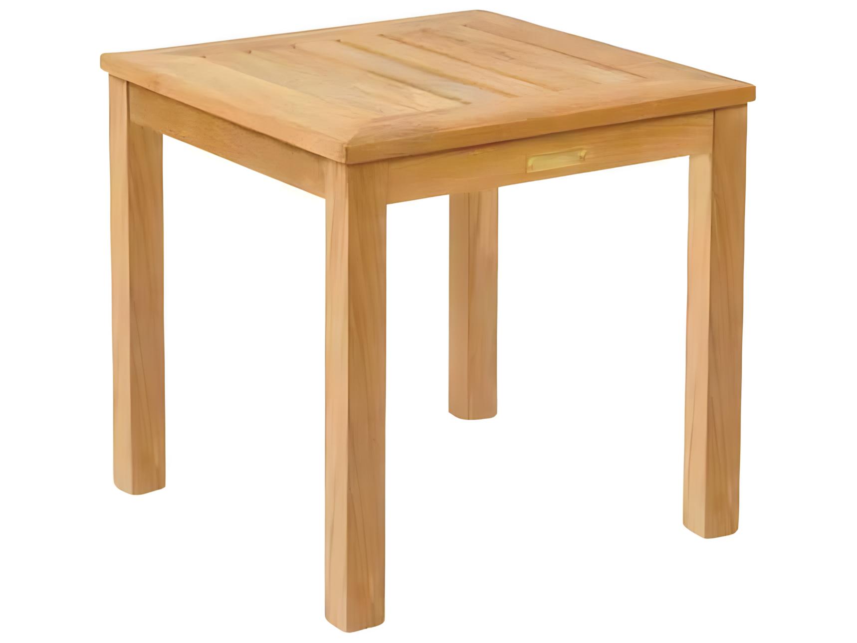 Kingsley Bate Classic Teak 20" Wide Square End Table