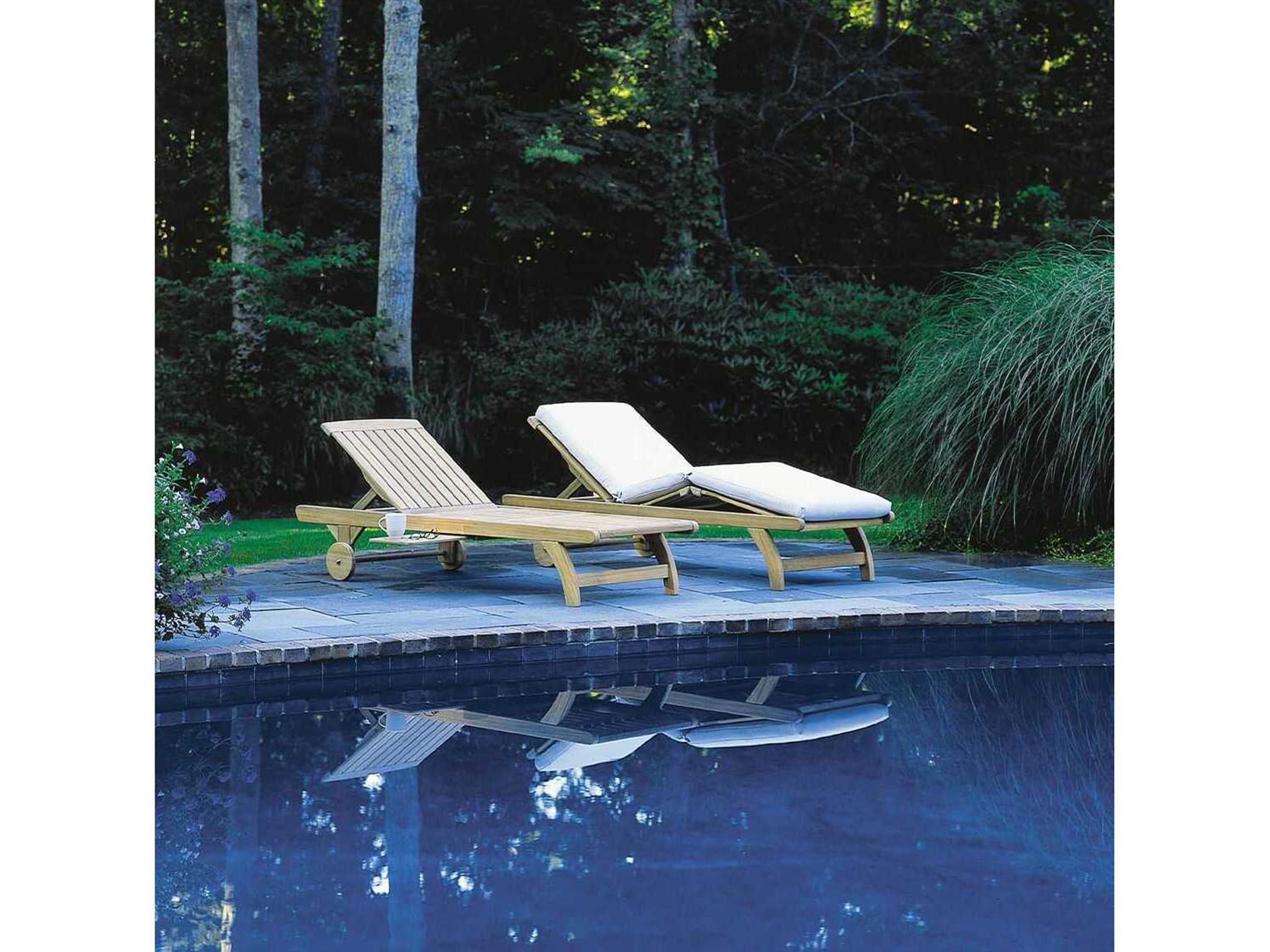 Kingsley Bate Classic Teak Chaise Lounge