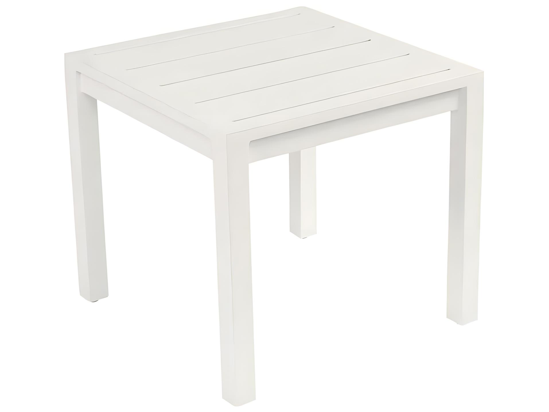 Kingsley Bate Catherine Aluminum 20" Wide Square End Table