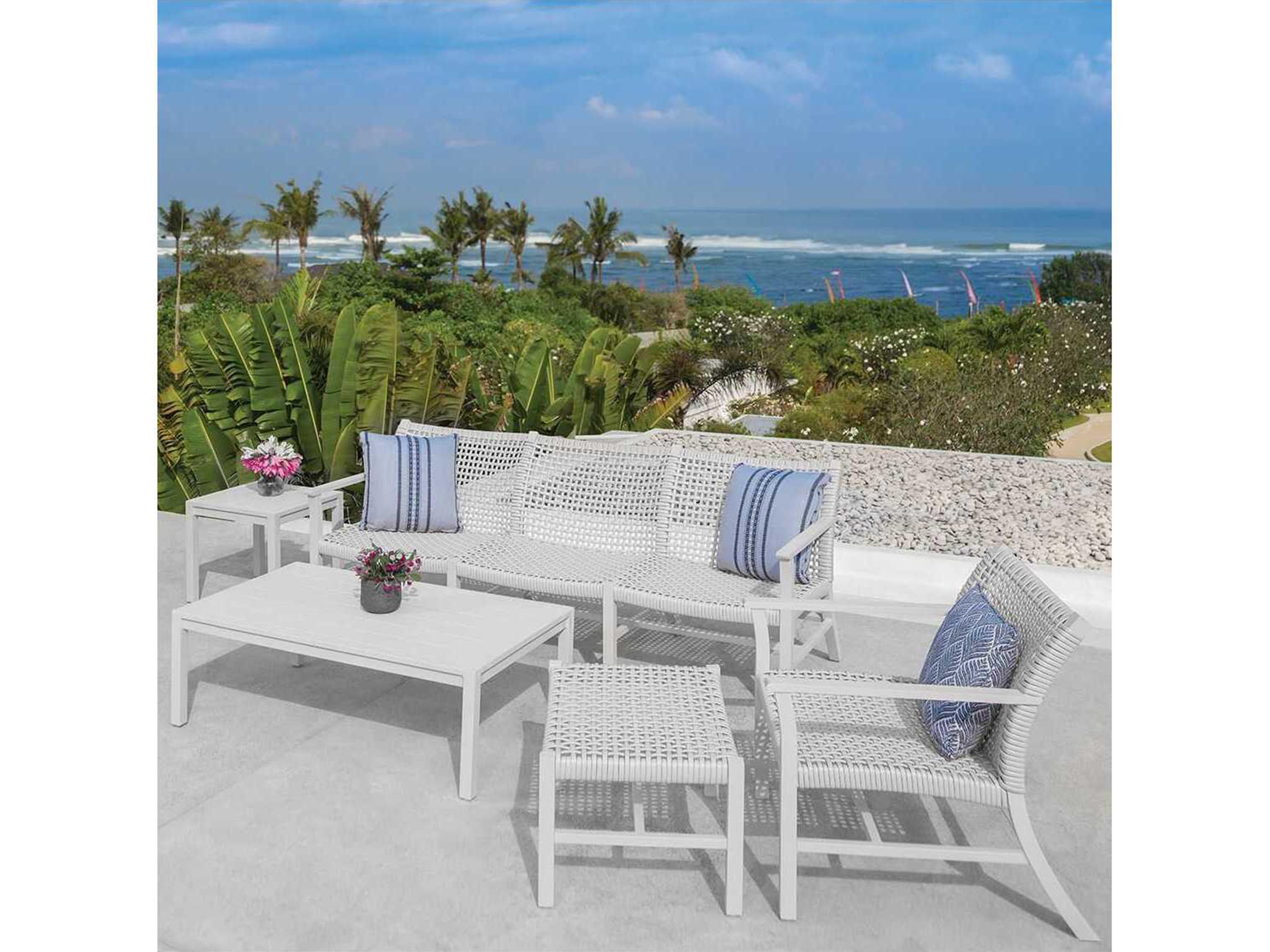 Kingsley Bate Special Order Catherine Aluminum Wicker Lounge Chair