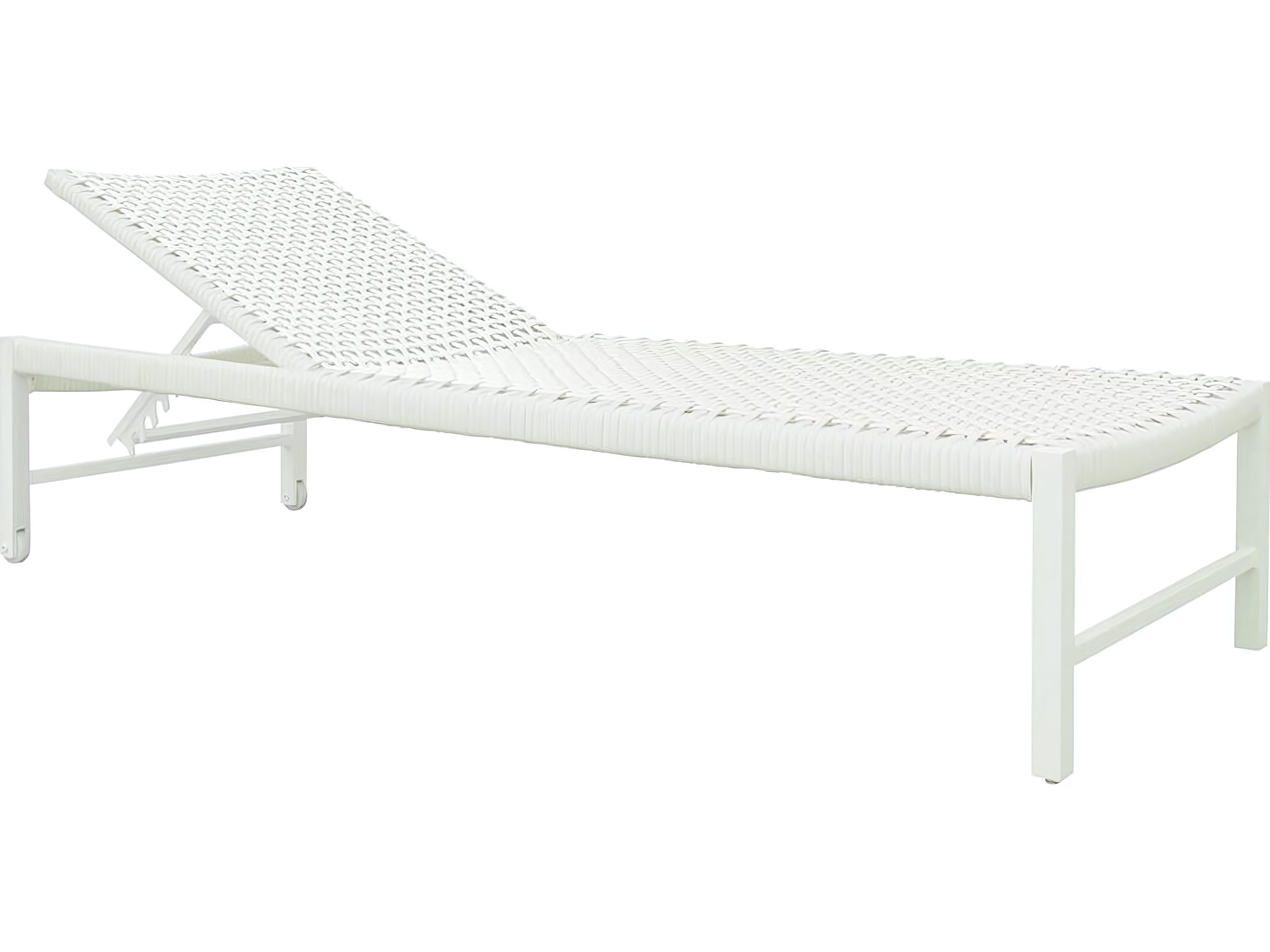 Kingsley Bate Special Order Kingsley Bate Special Order Catherine Aluminum Wicker Chaise Lounge
