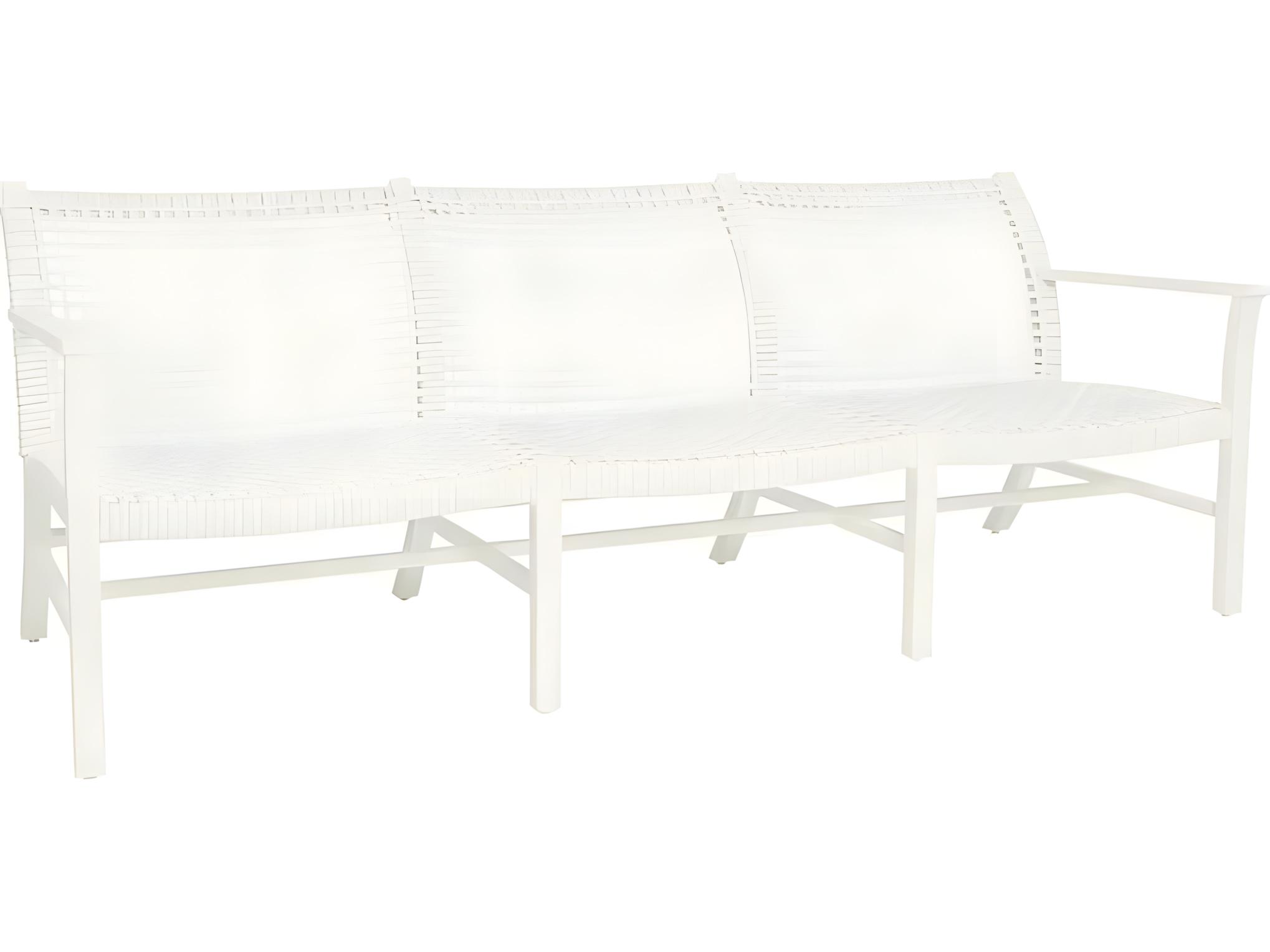 Kingsley Bate Special Order Catherine Aluminum Wicker Sofa