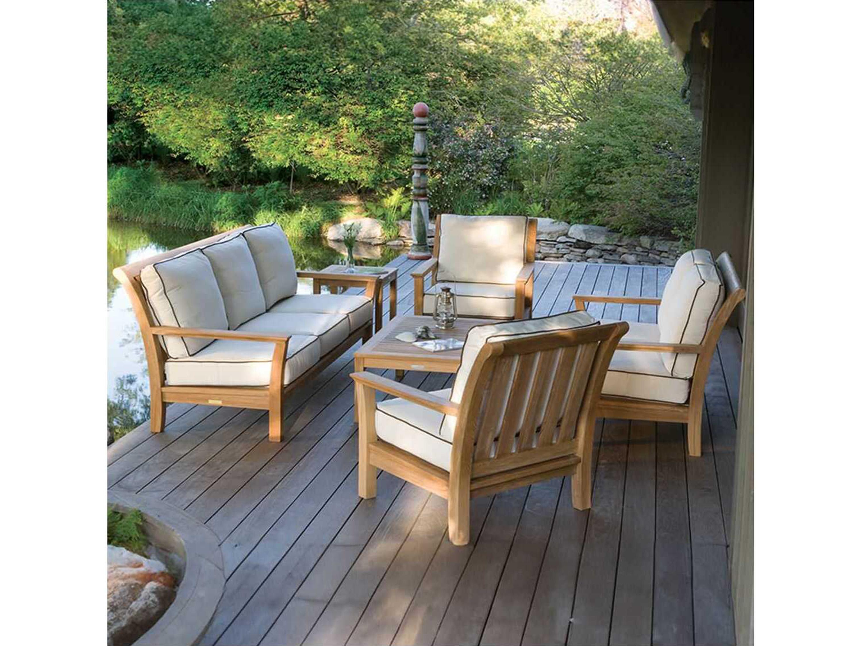 Kingsley Bate Chelsea Teak Cushion Loveseat