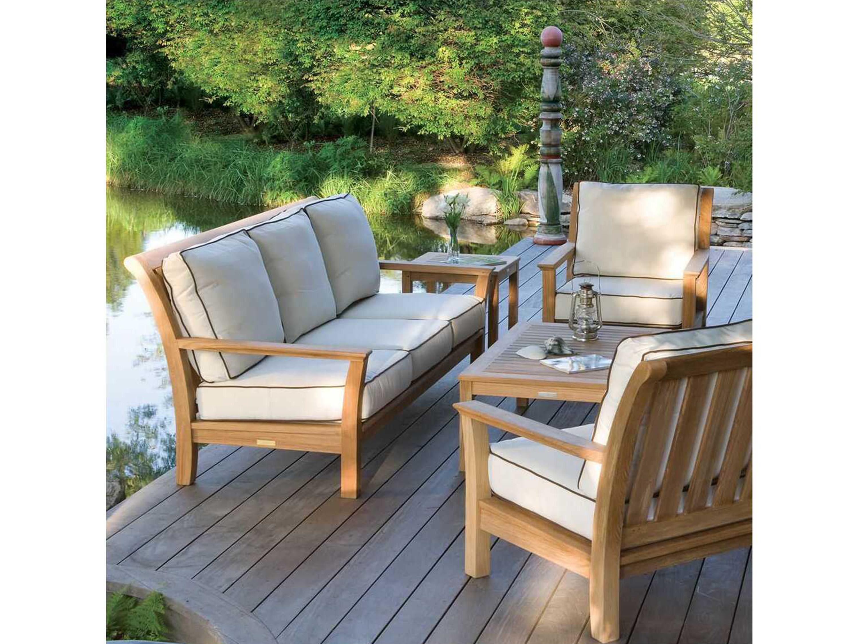 Kingsley Bate Chelsea Teak Cushion Sofa