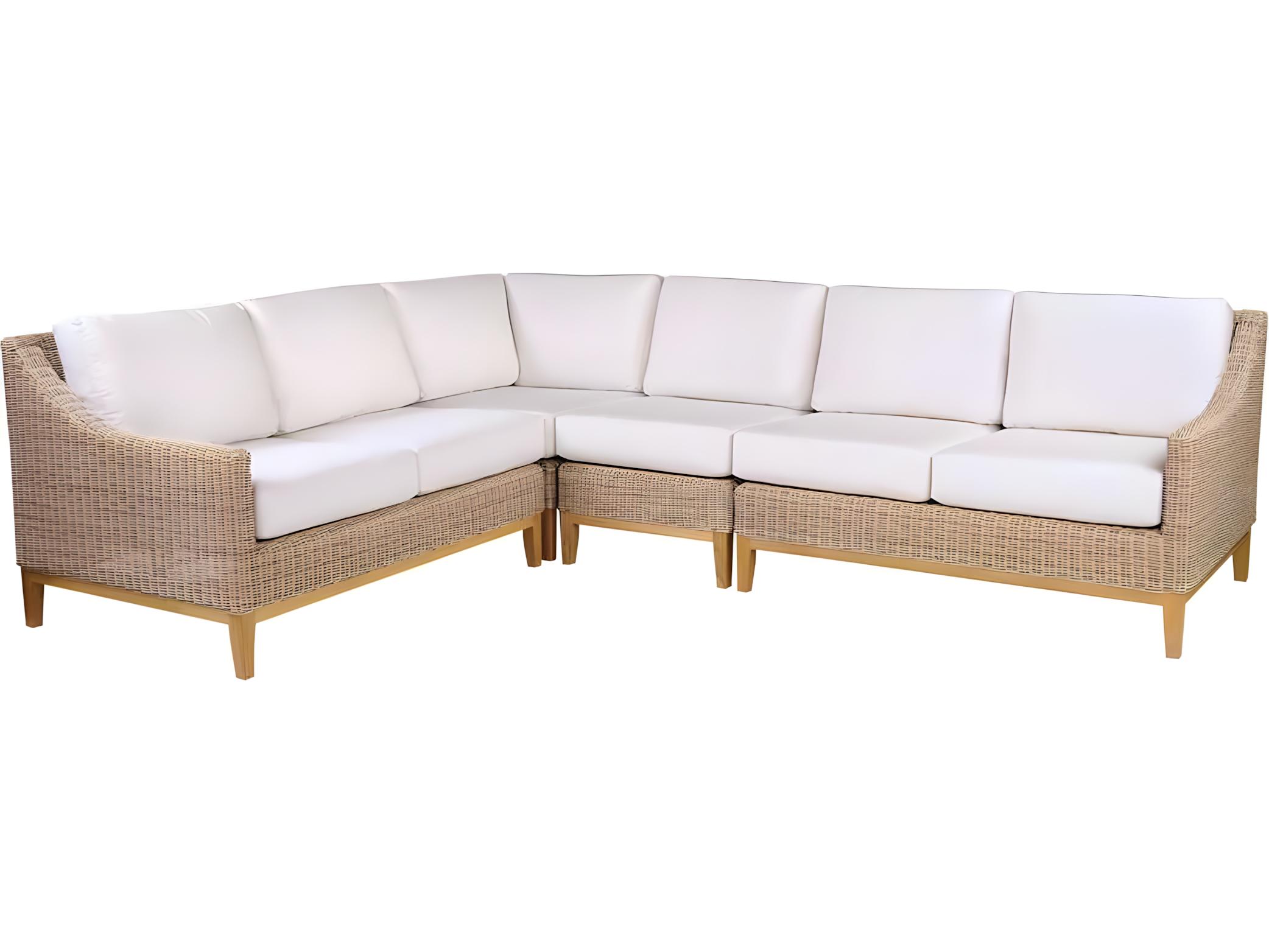 Kingsley Bate Frances Teak Cushion Modular Lounge Chair