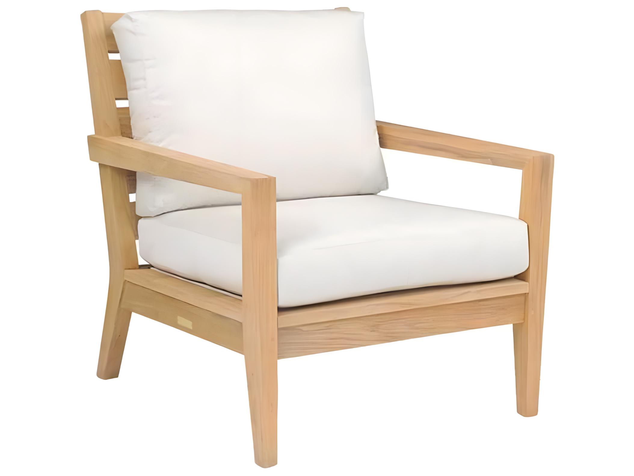 Kingsley Bate Special Order Algarve Teak Cushion Lounge Chair